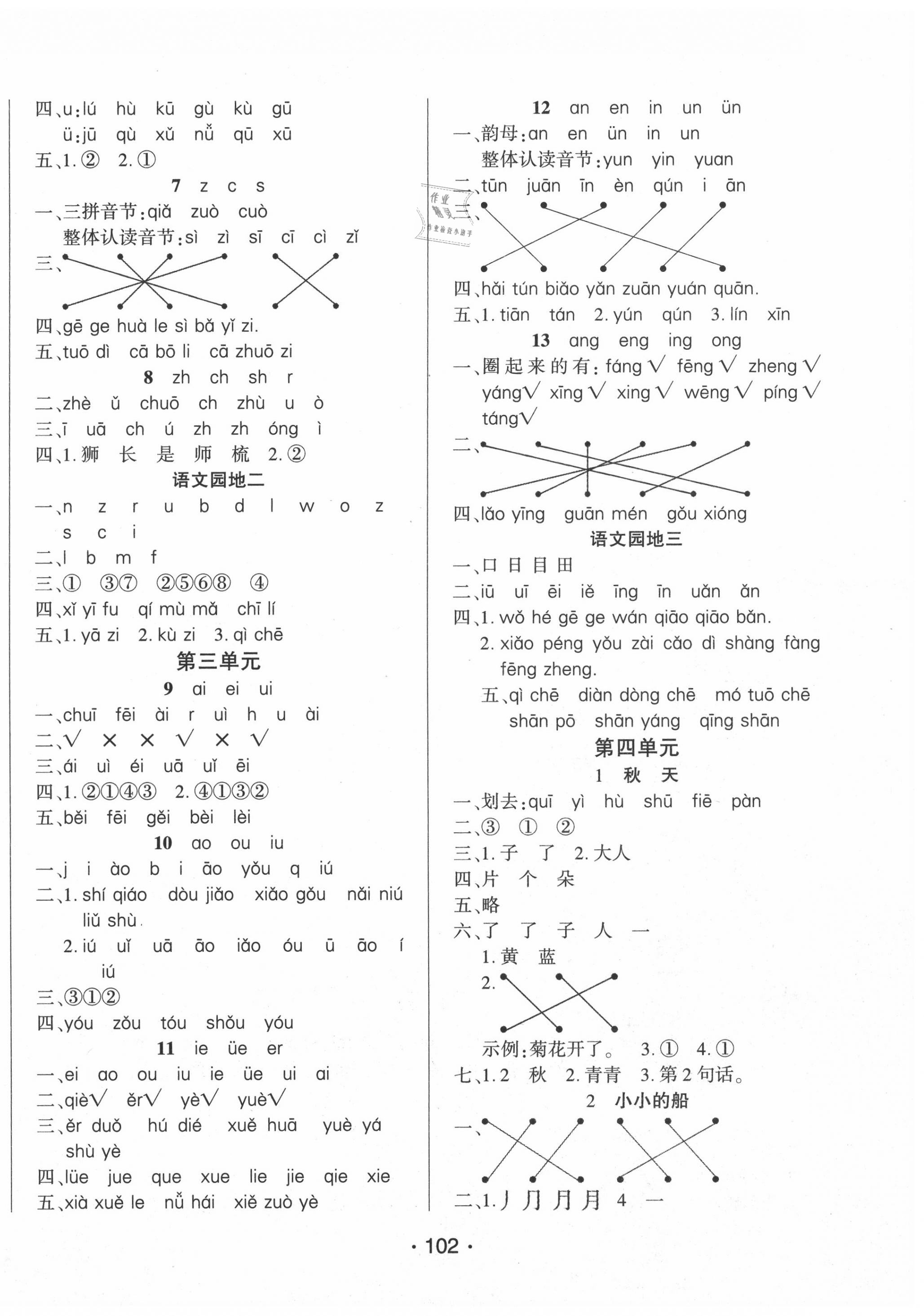 2020年博正圖書自主課堂一年級(jí)語(yǔ)文上冊(cè)人教版 第2頁(yè)