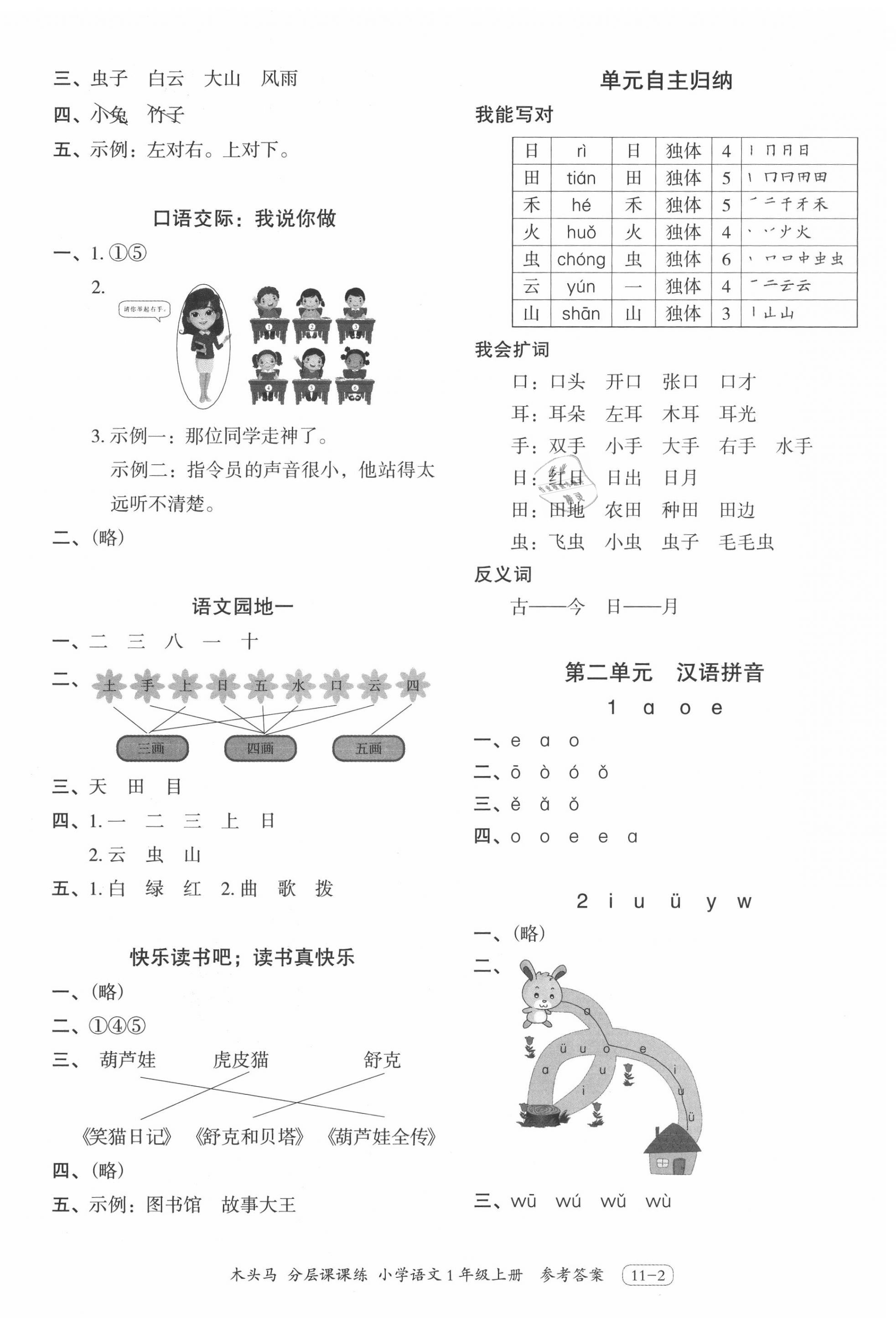 2020年木頭馬分層課課練一年級語文上冊人教版浙江專版 第2頁