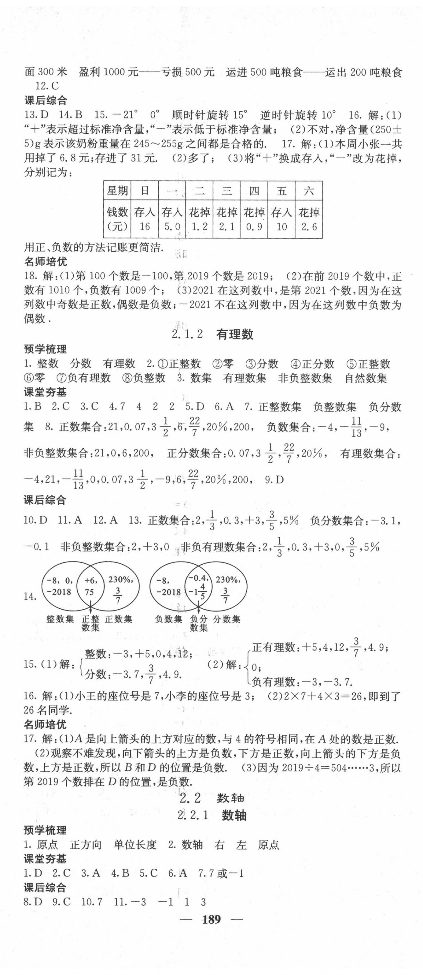 2020年名校課堂內(nèi)外七年級數(shù)學(xué)上冊華師大版 第2頁