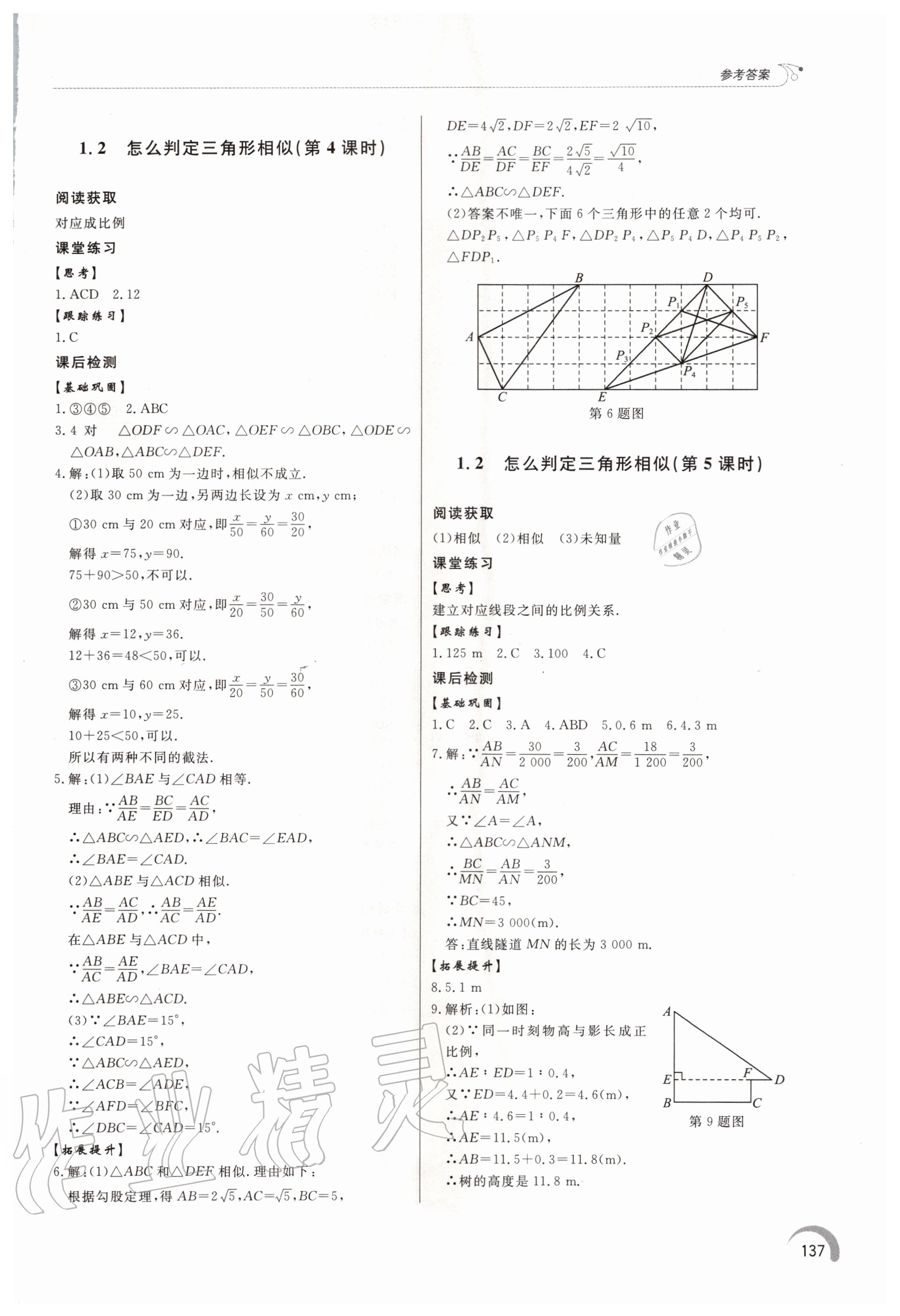 2020年初中同步練習(xí)冊(cè)九年級(jí)數(shù)學(xué)上冊(cè)青島版 第3頁