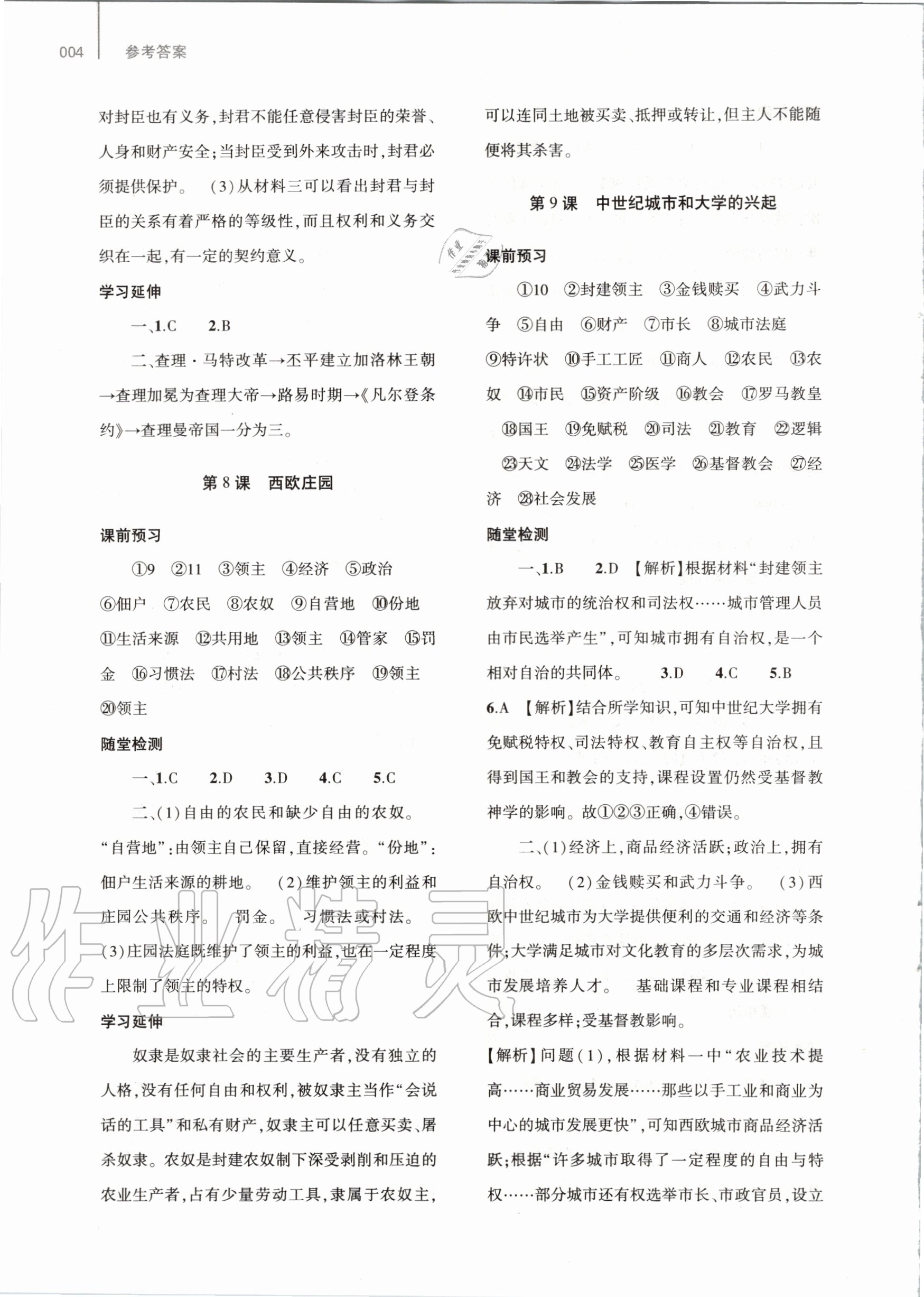 2020年基礎(chǔ)訓(xùn)練九年級歷史上冊人教版大象出版社 第4頁