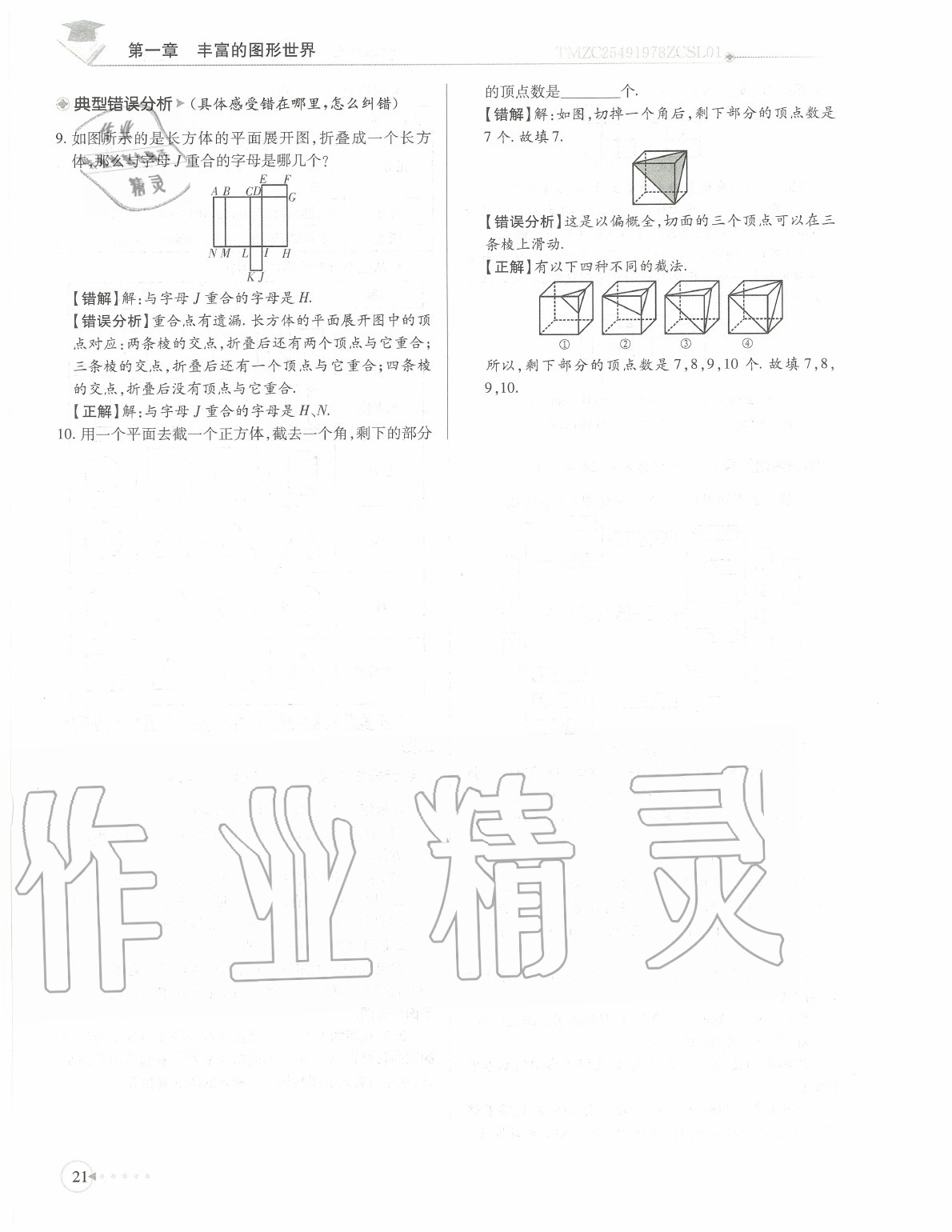 2020年初中数学每日核心导学七年级上册北师大版 参考答案第24页