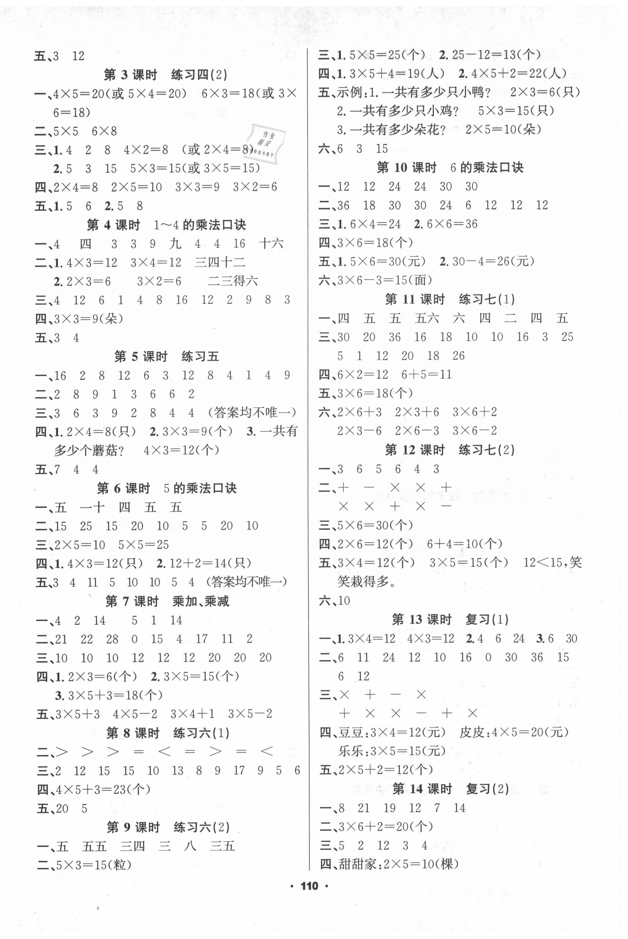 2020年新征程二年級數學上冊蘇教版 第2頁