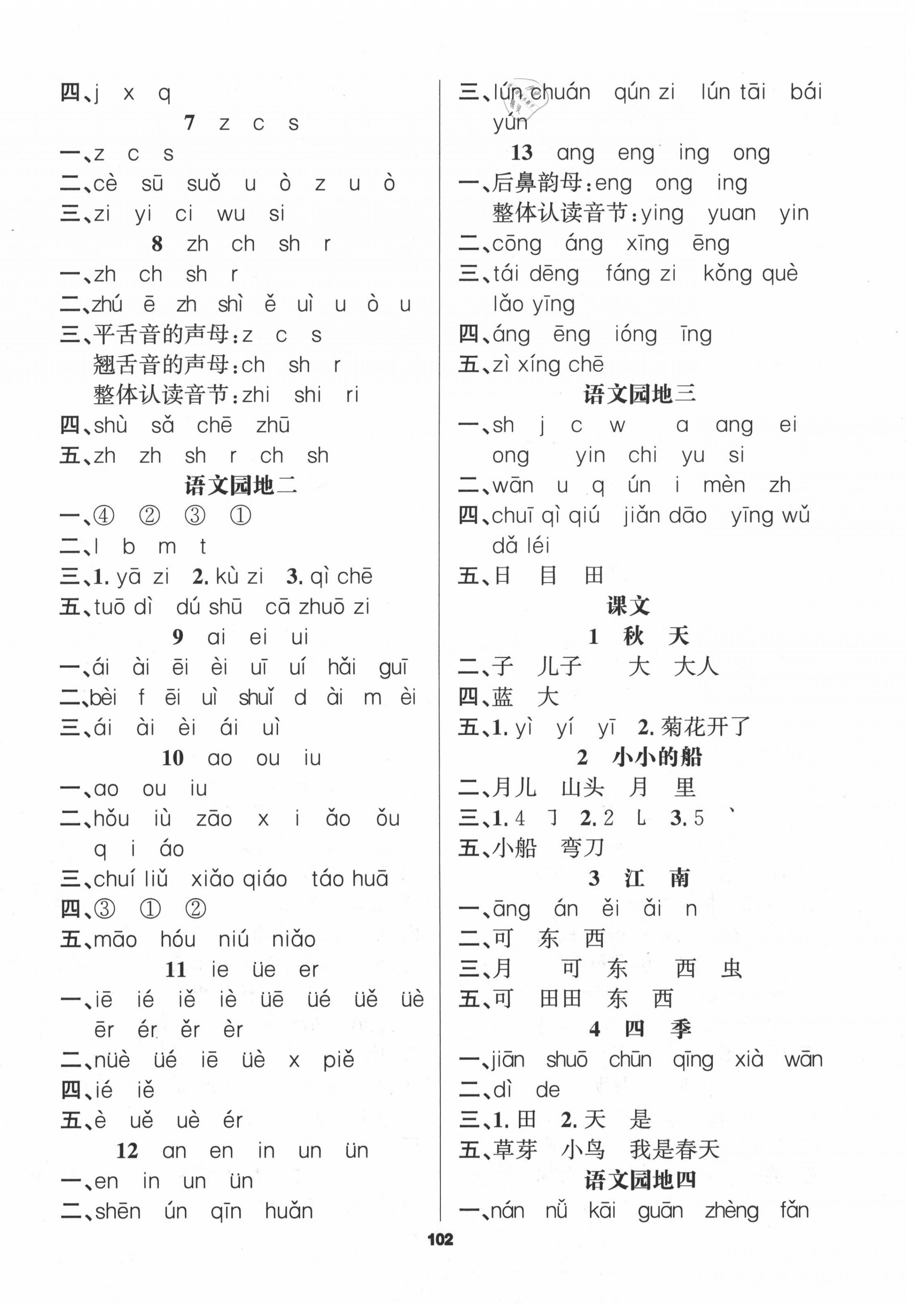 2020年新征程一年級語文上冊人教版 第2頁