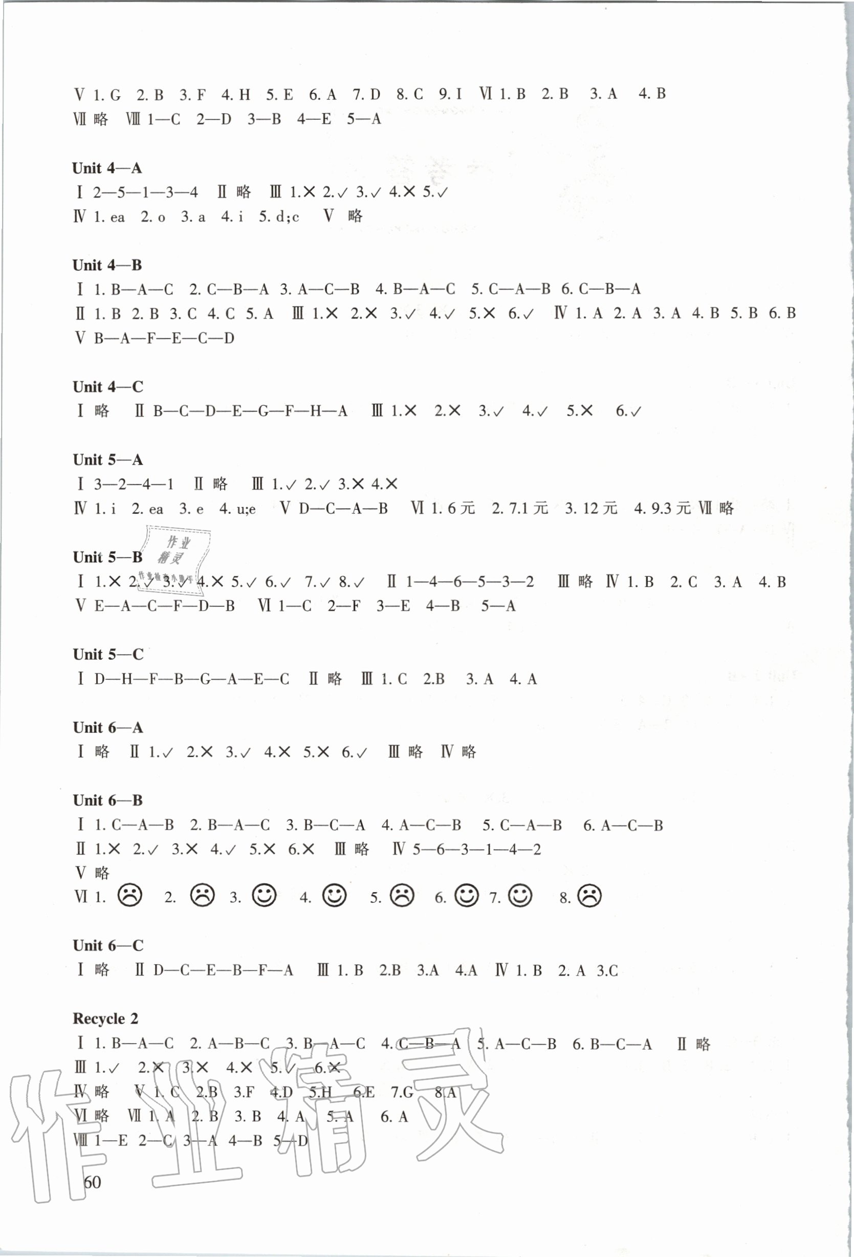 2020年小学英语课堂练习三年级上册人教版合肥工业大学出版社 第2页