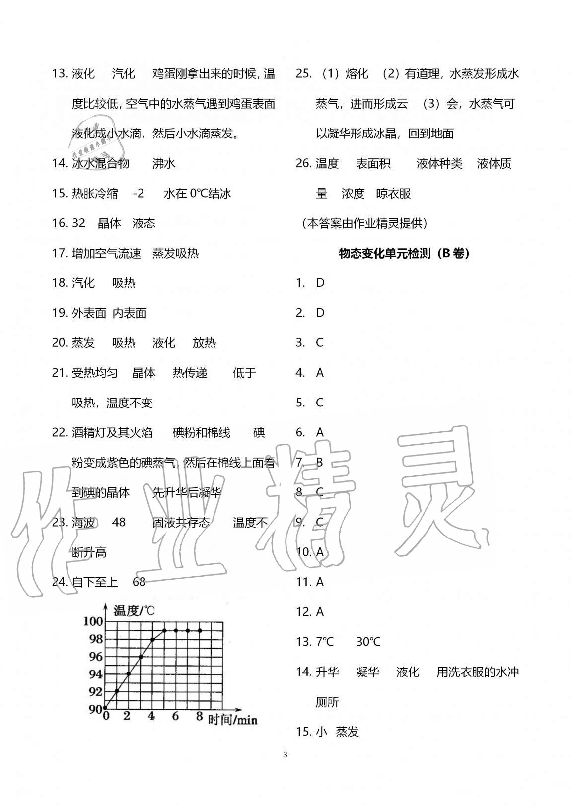 2020年阳光互动绿色成长空间八年级物理上册苏科版提优版 第3页