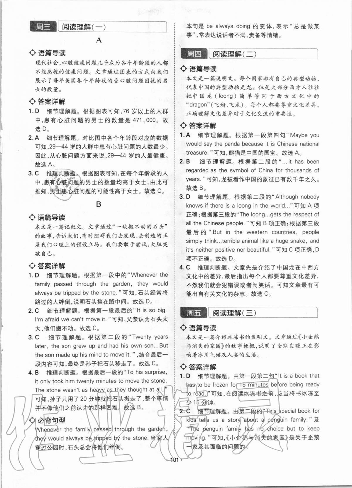 2020年學(xué)霸訓(xùn)練八年級英語人教版江西專用 參考答案第2頁