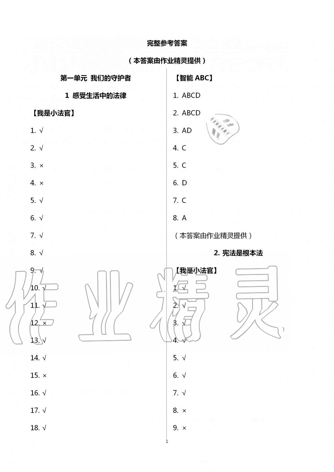 2020年新課堂同步體驗(yàn)與探究六年級(jí)道德與法治上冊(cè)人教版 第1頁(yè)