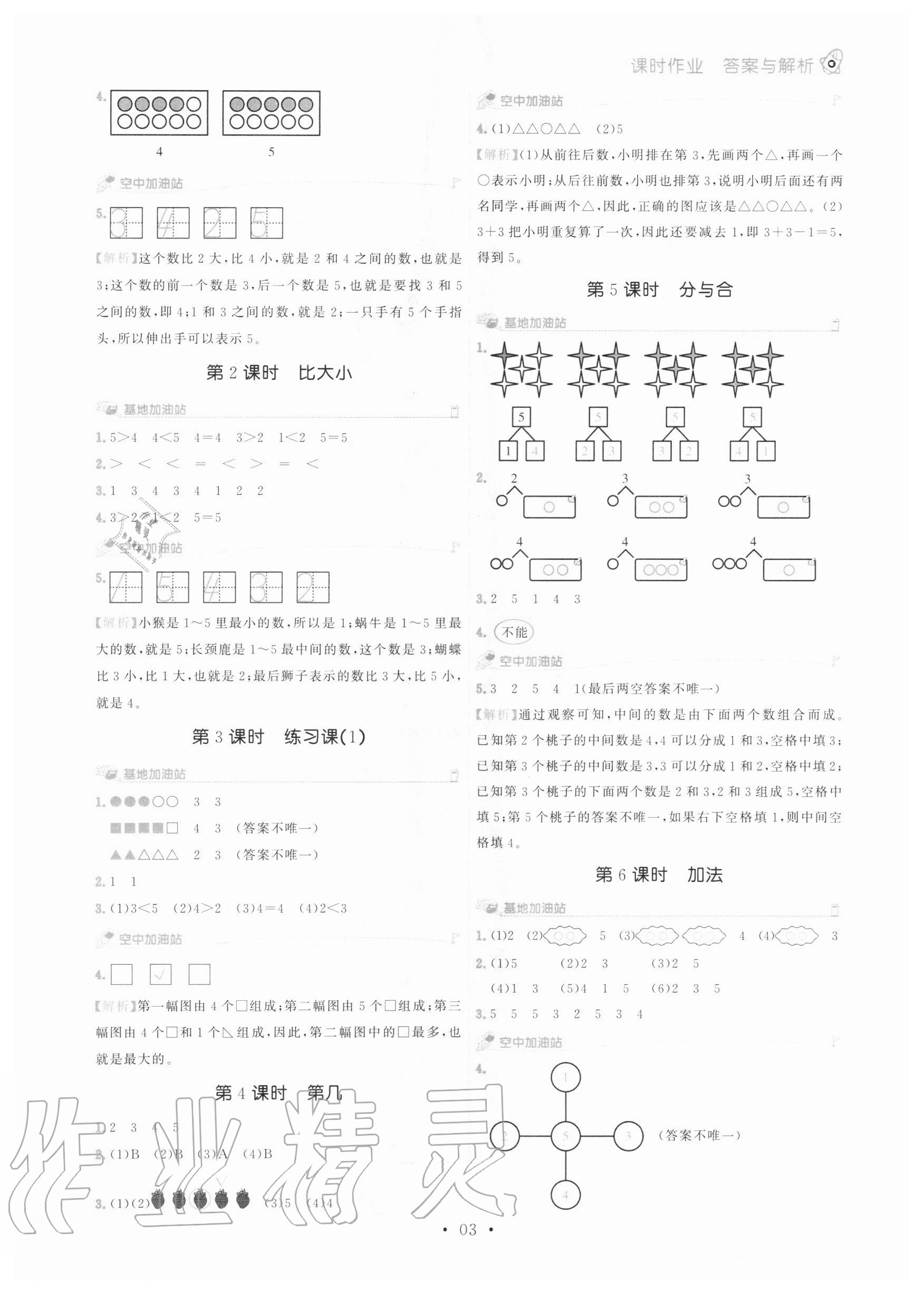 2020年趣味數(shù)學(xué)一年級(jí)上冊(cè)人教版 第3頁