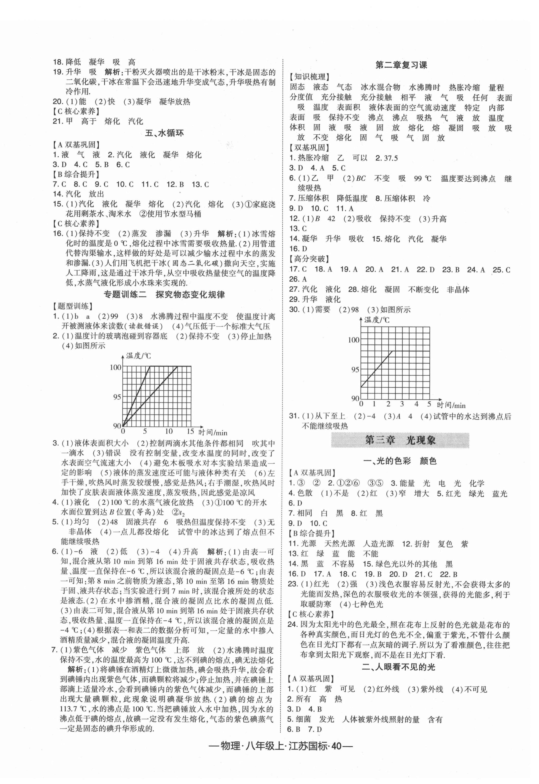 2020年经纶学典课时作业八年级物理上册江苏国标 第4页