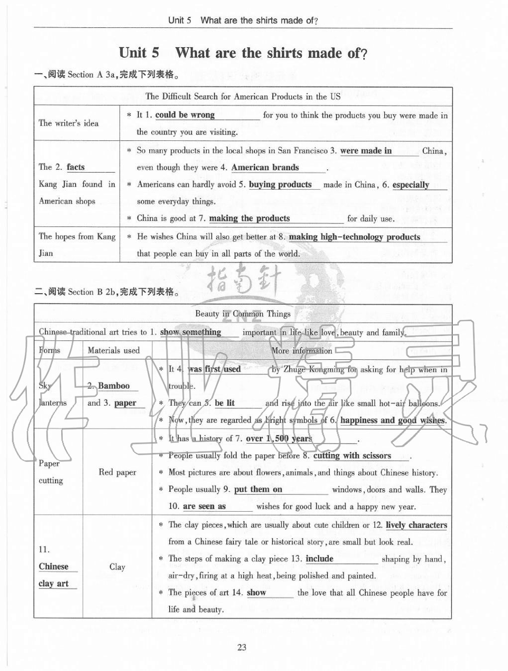 2020年指南针高分必备九年级英语全一册人教版 第44页