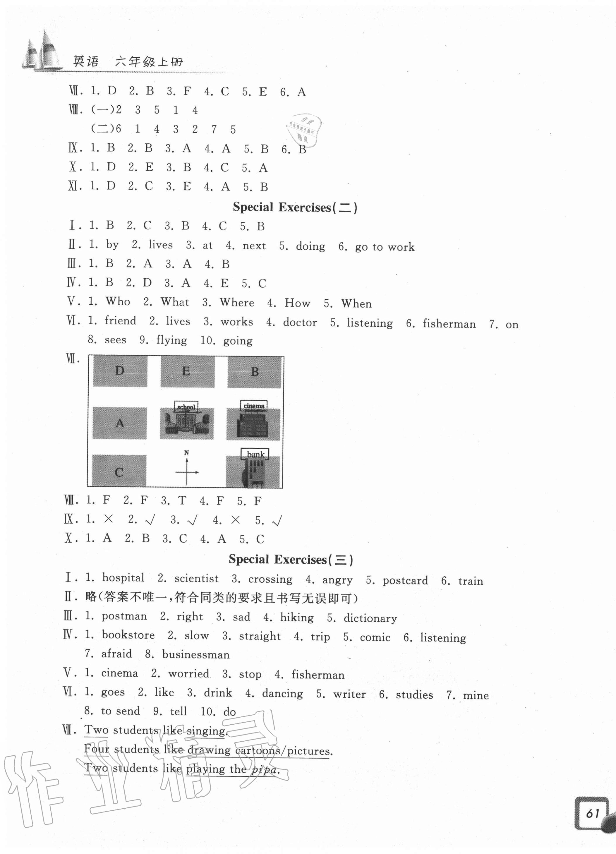 2020年學(xué)力測(cè)評(píng)小學(xué)生單元測(cè)試卷六年級(jí)英語(yǔ)上冊(cè)人教版 第9頁(yè)