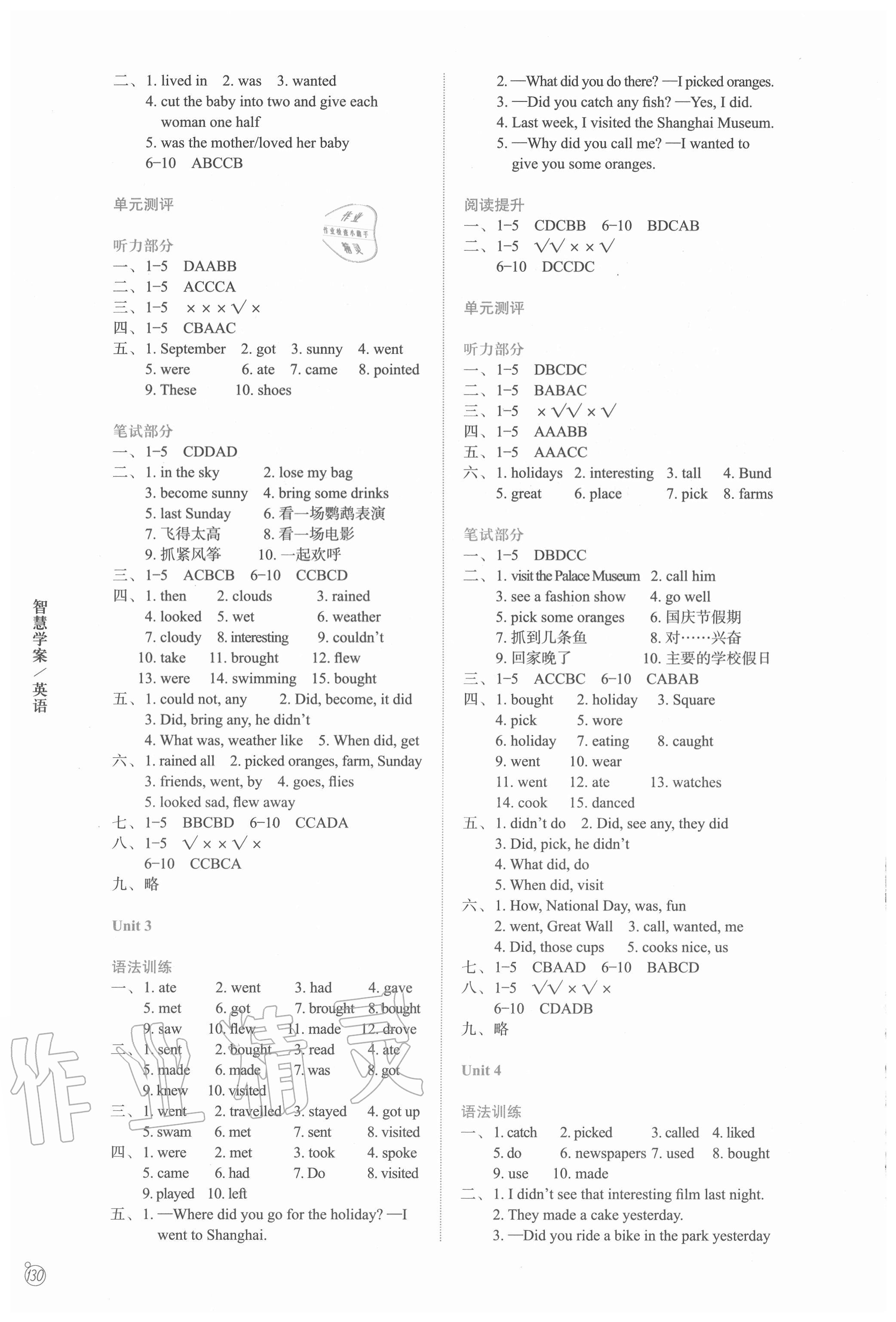 2020年智慧學案六年級英語上冊譯林版 第2頁