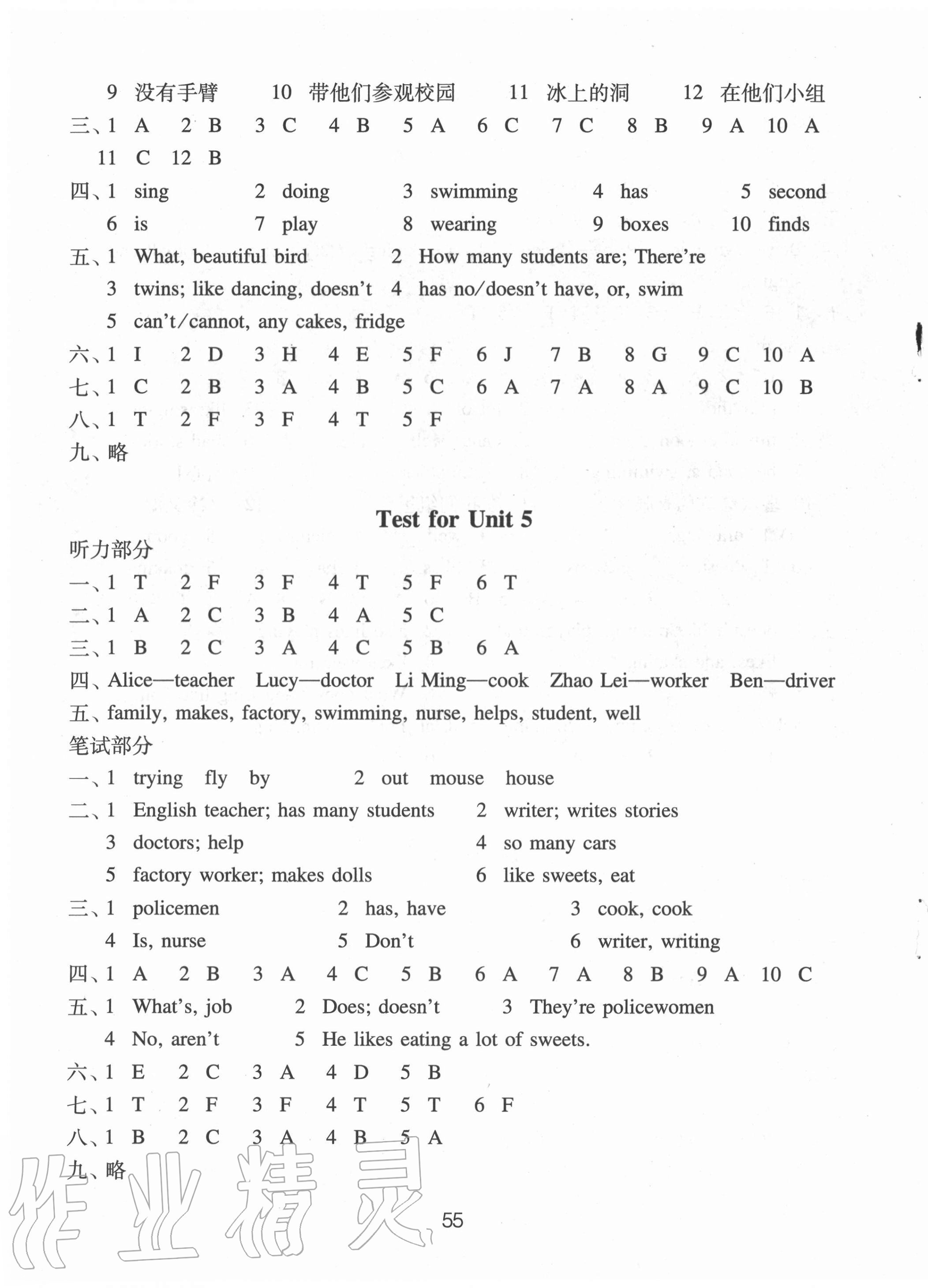 2020年小學(xué)英語強(qiáng)化練習(xí)五年級上冊譯林版 第4頁