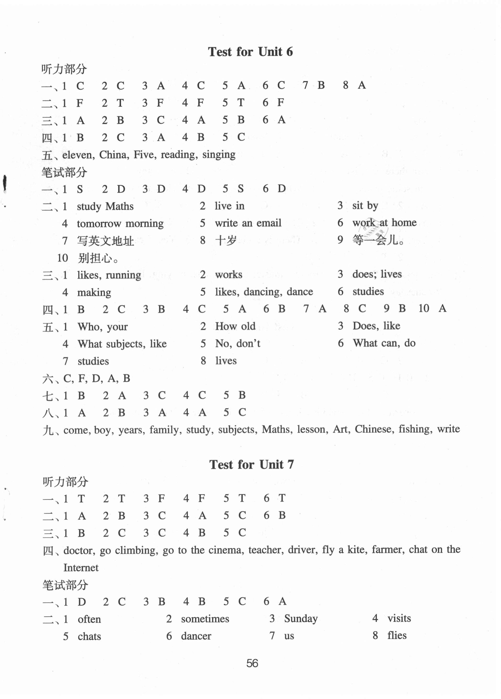 2020年小學(xué)英語(yǔ)強(qiáng)化練習(xí)五年級(jí)上冊(cè)譯林版 第5頁(yè)