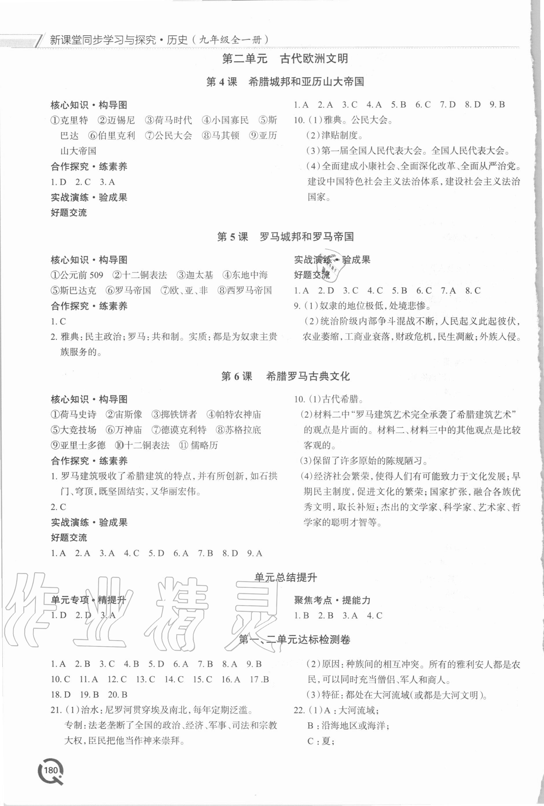 2020年新課堂同步學(xué)習(xí)與探究九年級(jí)歷史全一冊(cè)人教版 第2頁(yè)