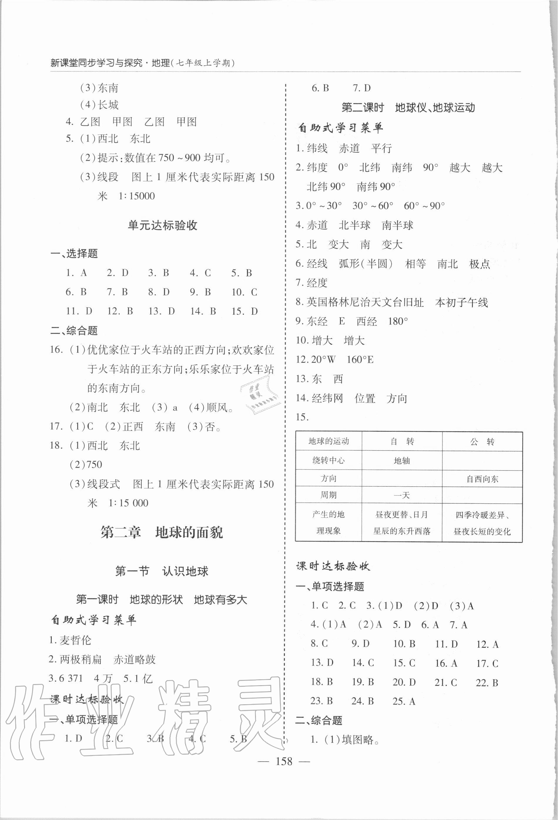 2020年新課堂同步學(xué)習(xí)與探究七年級(jí)地理上學(xué)期湘教版 第2頁(yè)