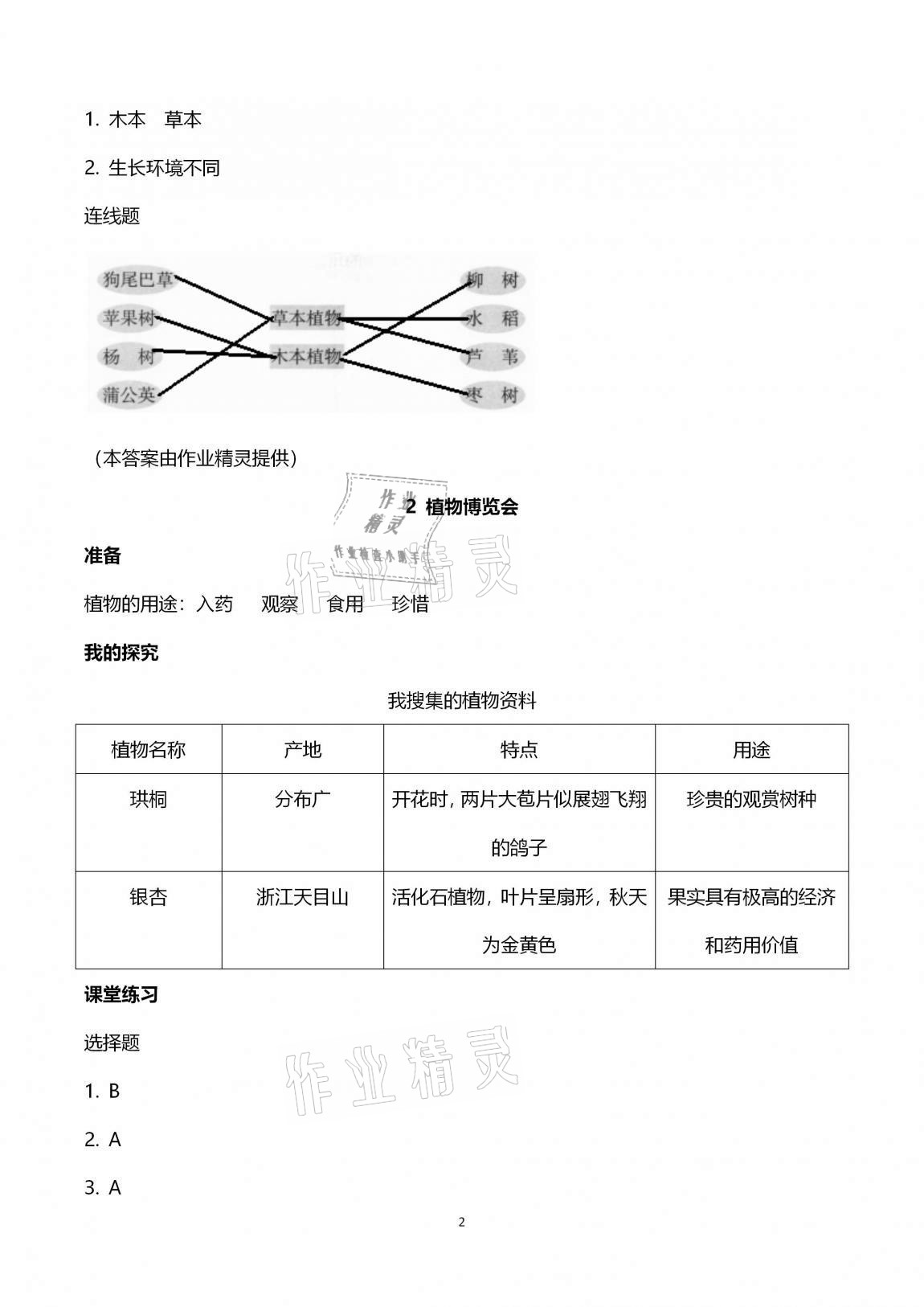 2020年科學(xué)學(xué)習(xí)與鞏固六年級(jí)上冊(cè)冀人版 第2頁(yè)