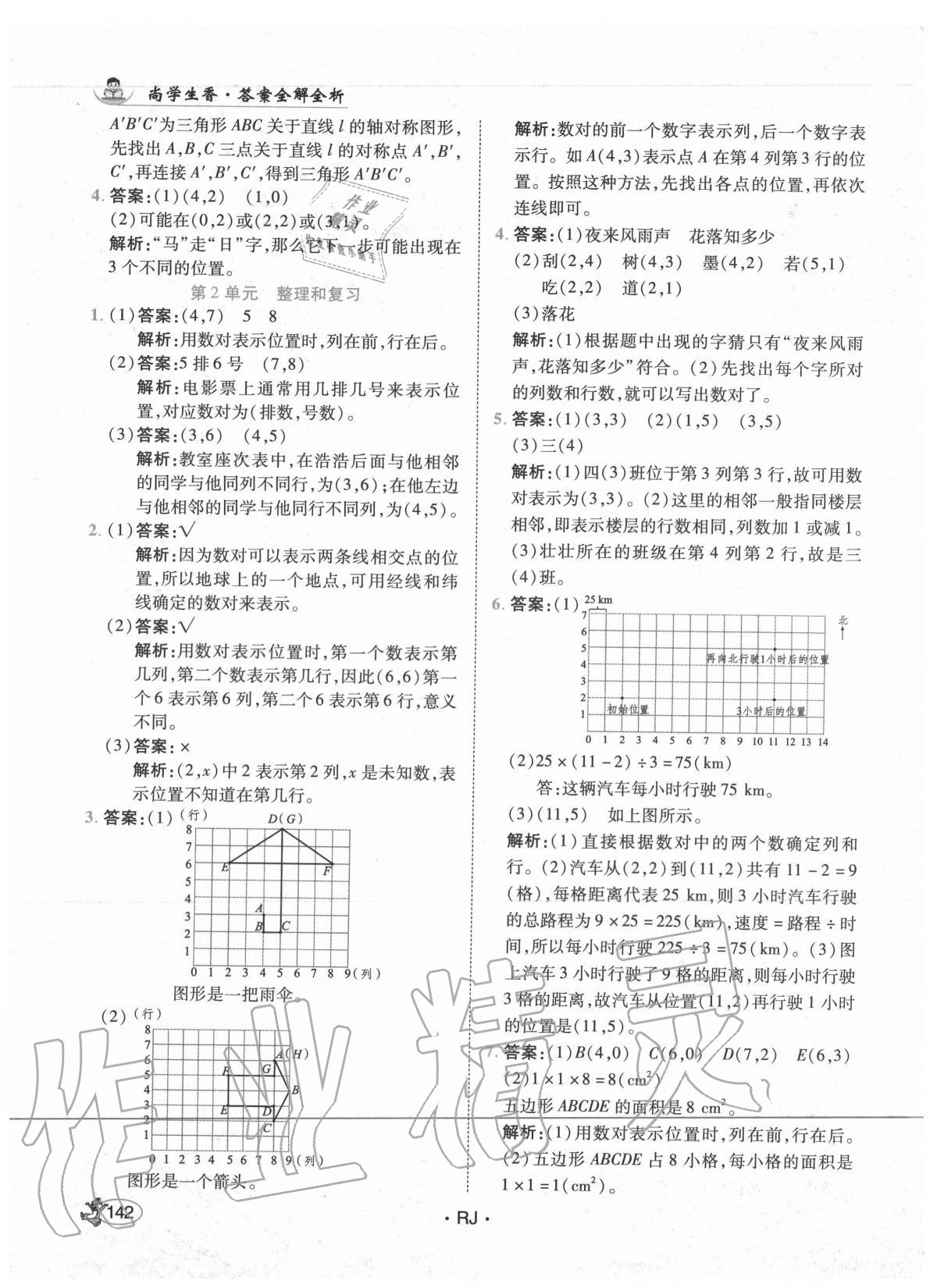 2020年尚學(xué)生香英才天天練五年級(jí)數(shù)學(xué)上冊(cè)人教版 第8頁