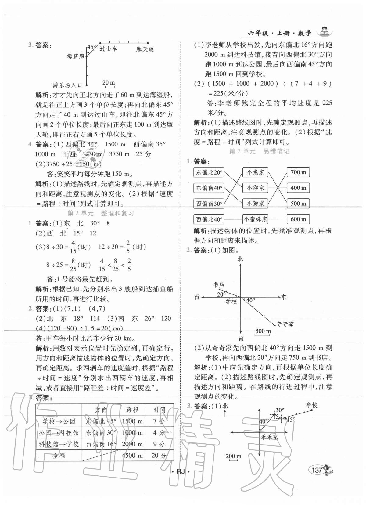 2020年尚學(xué)生香英才天天練六年級數(shù)學(xué)上冊人教版 第11頁