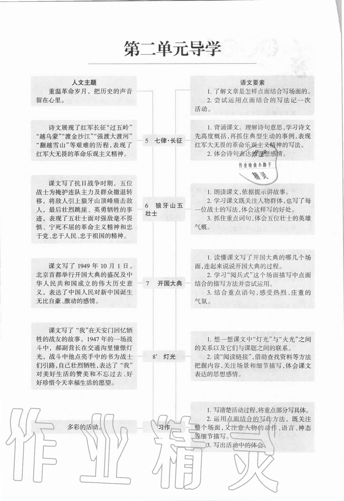 2020年學習之友六年級語文上冊人教版 參考答案第11頁