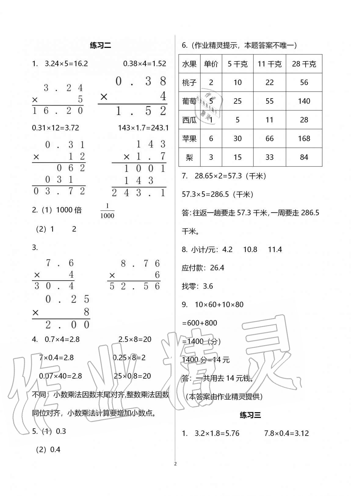 2020年學(xué)習(xí)之友五年級(jí)數(shù)學(xué)上冊(cè)人教版 第2頁