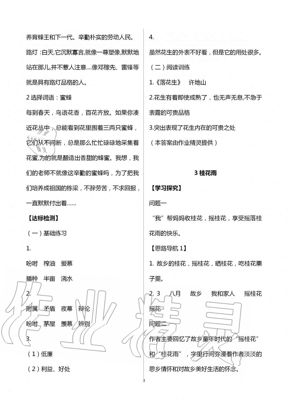 2020年小學(xué)語文導(dǎo)學(xué)精要五年級上冊人教版 第3頁