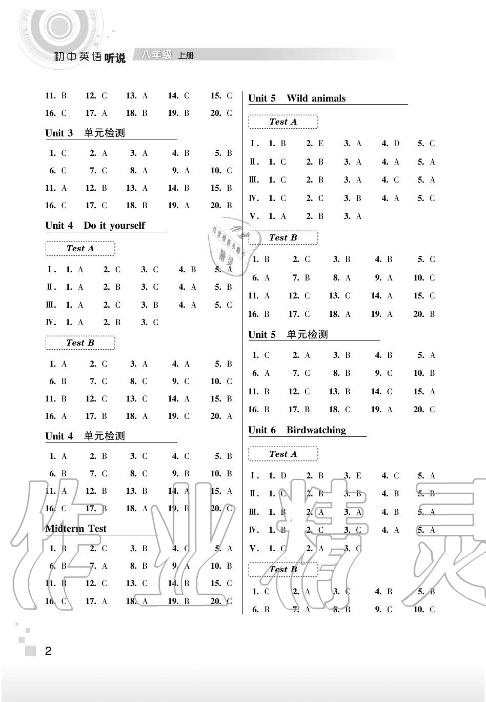 2020年听读教室初中英语听说八年级上册译林版 第2页