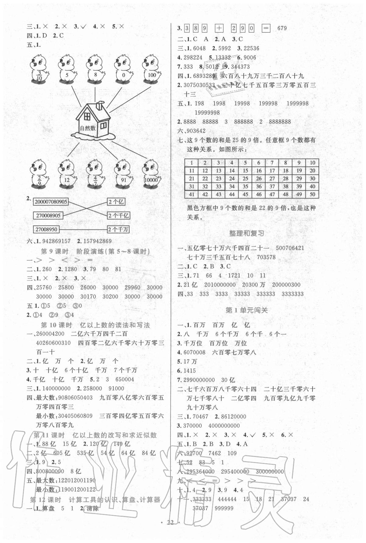 2020年小學(xué)同步測(cè)控優(yōu)化設(shè)計(jì)四年級(jí)數(shù)學(xué)上冊(cè)人教版新疆專版 第2頁