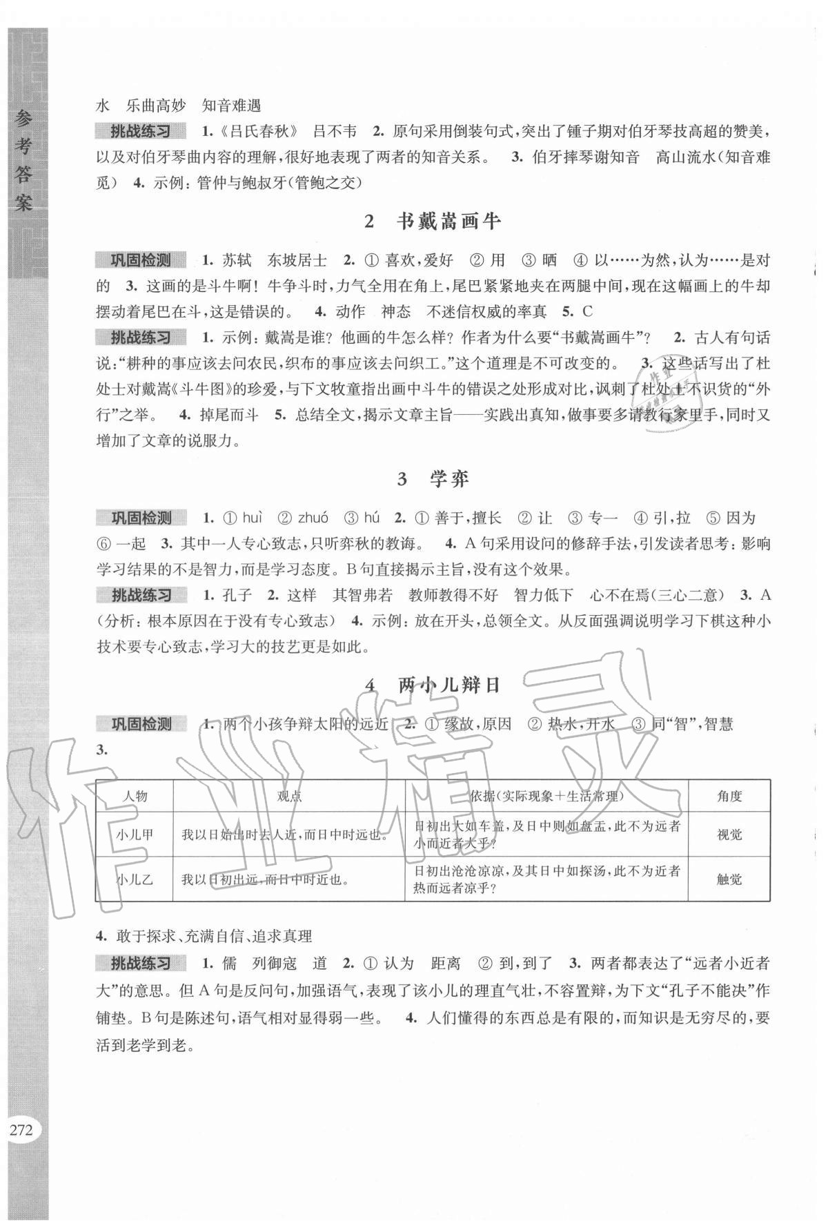 2020年初中文言詩文考試篇目詳解六至九年級人教版54制 第4頁
