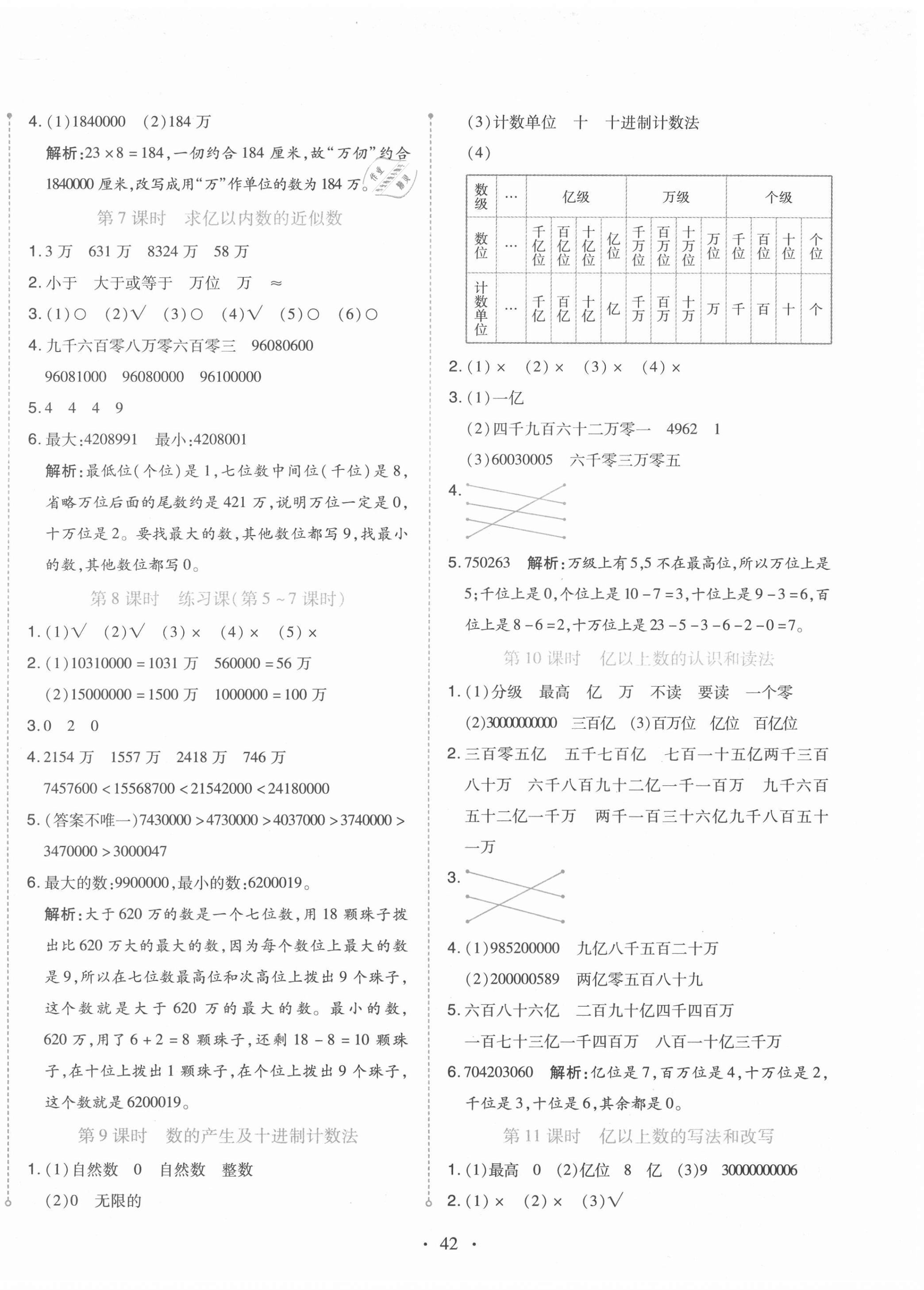 2020年開學了四年級數學上冊人教版 第2頁