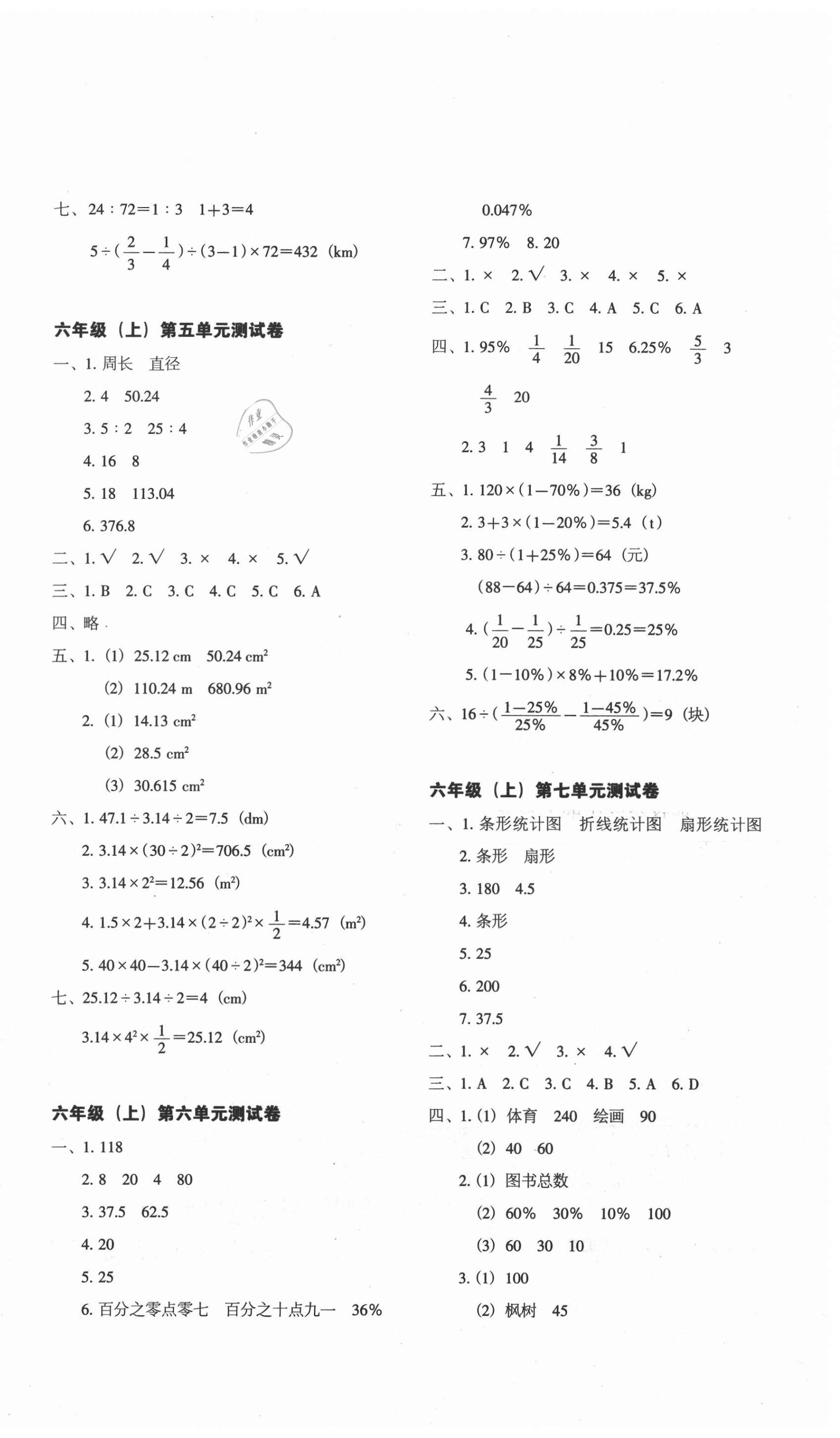 2020年名師教你沖刺期末100分六年級(jí)數(shù)學(xué)上冊(cè)人教版 第2頁(yè)