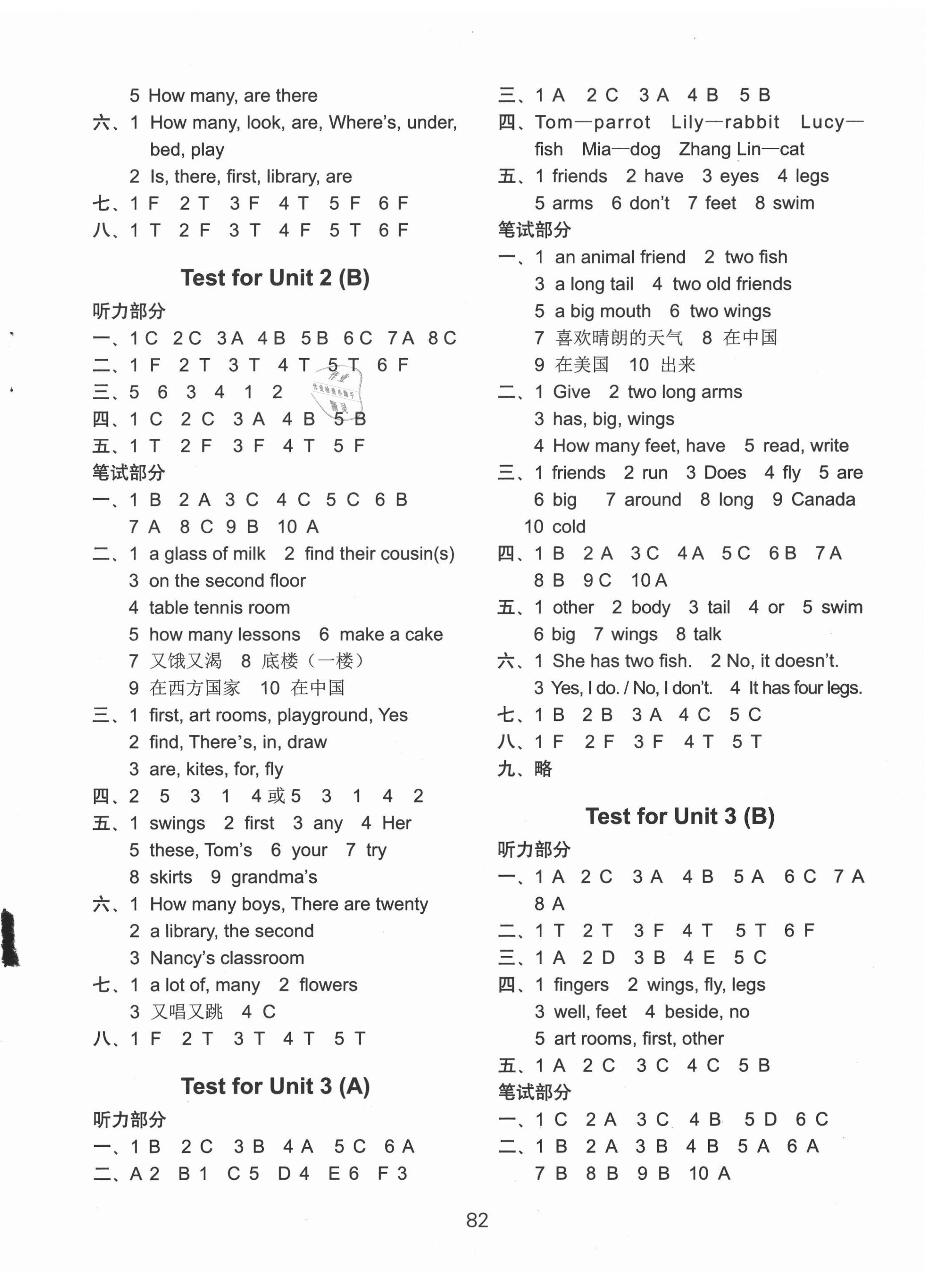 2020年課課練小學(xué)英語(yǔ)AB卷五年級(jí)上冊(cè)譯林版升級(jí)版 第2頁(yè)