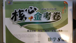 2020年核心金考卷八年級數學上冊滬科版