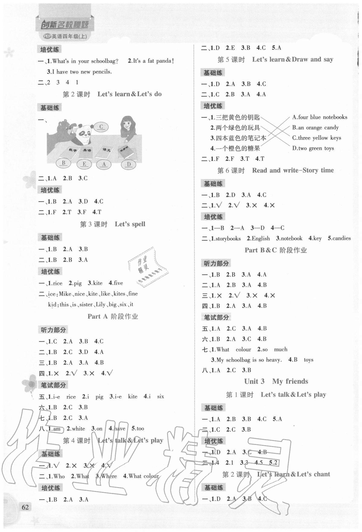 2020年創(chuàng)新名校秘題四年級(jí)英語(yǔ)上冊(cè)人教版 第2頁(yè)