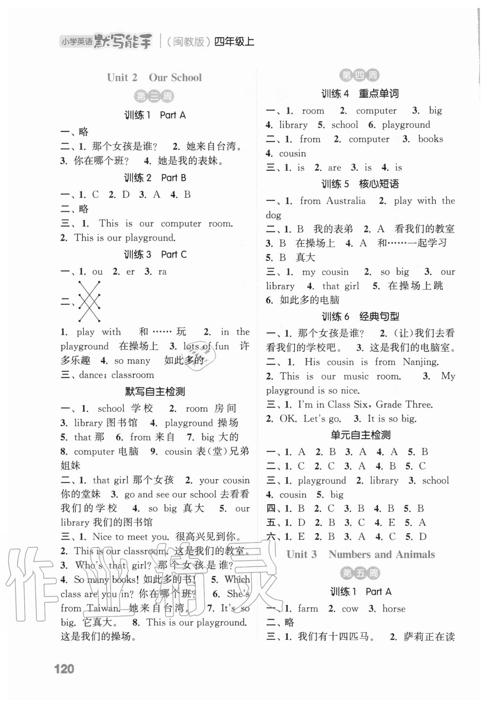 2020年通城學(xué)典小學(xué)英語(yǔ)默寫(xiě)能手四年級(jí)上冊(cè)閩教版 參考答案第2頁(yè)