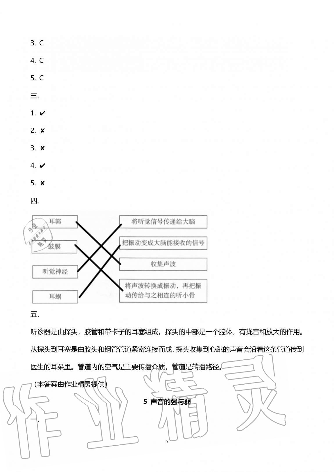 2020年云南省標準教輔同步指導訓練與檢測四年級科學上冊教科版 第5頁