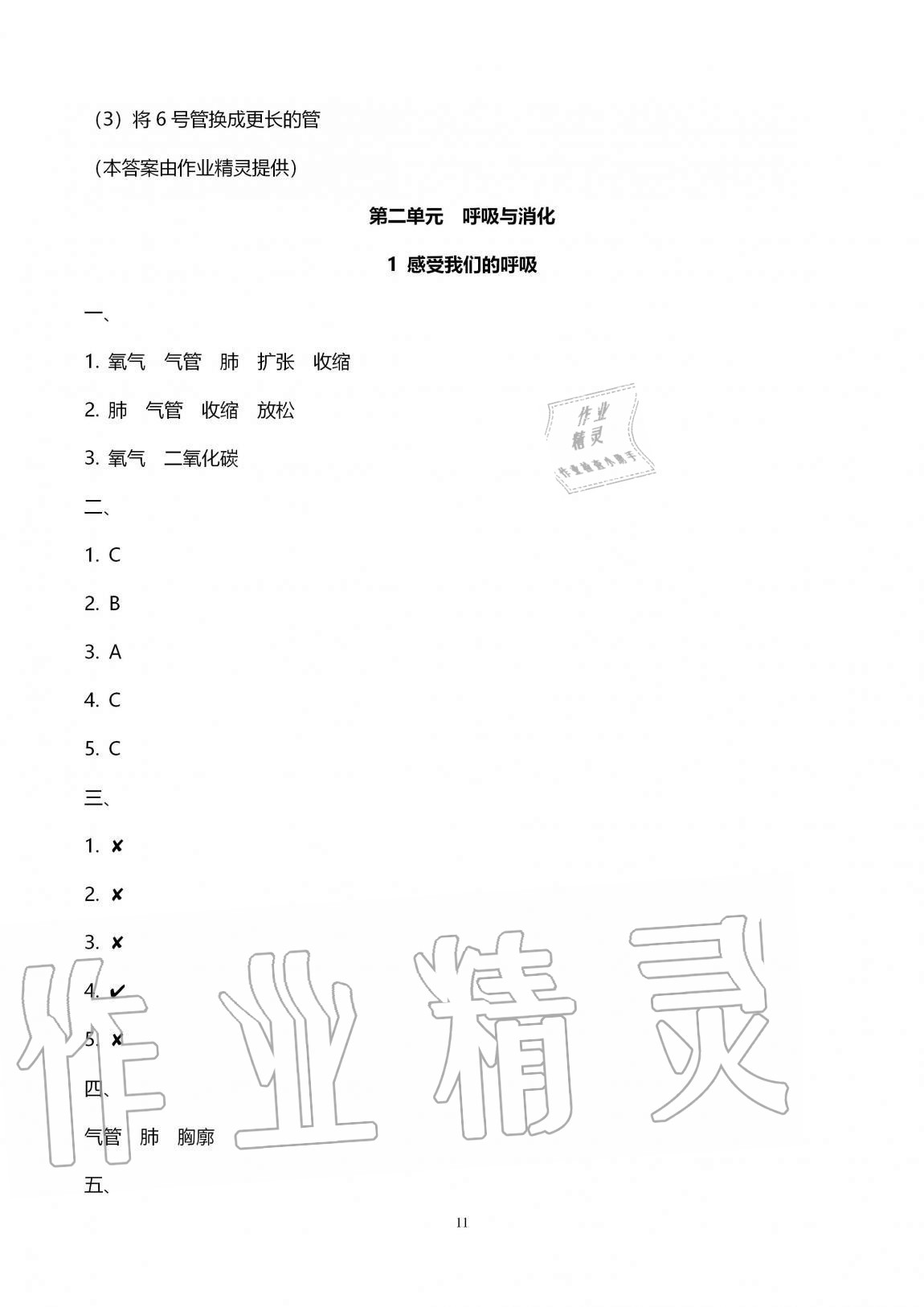 2020年云南省標(biāo)準(zhǔn)教輔同步指導(dǎo)訓(xùn)練與檢測四年級科學(xué)上冊教科版 第11頁