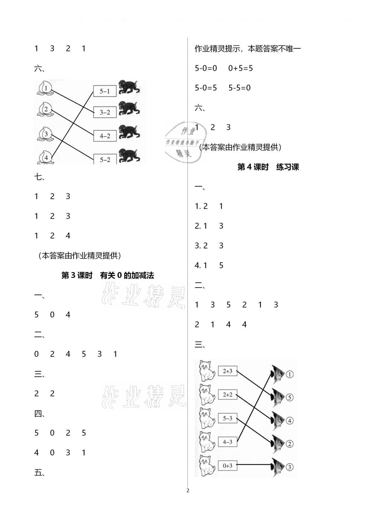 2020年新課程學(xué)習(xí)指導(dǎo)海南出版社一年級數(shù)學(xué)上冊蘇教版 第2頁