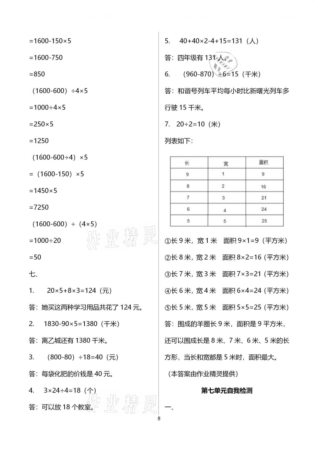 2020年新課程學(xué)習(xí)指導(dǎo)海南出版社四年級(jí)數(shù)學(xué)上冊(cè)蘇教版 第8頁(yè)