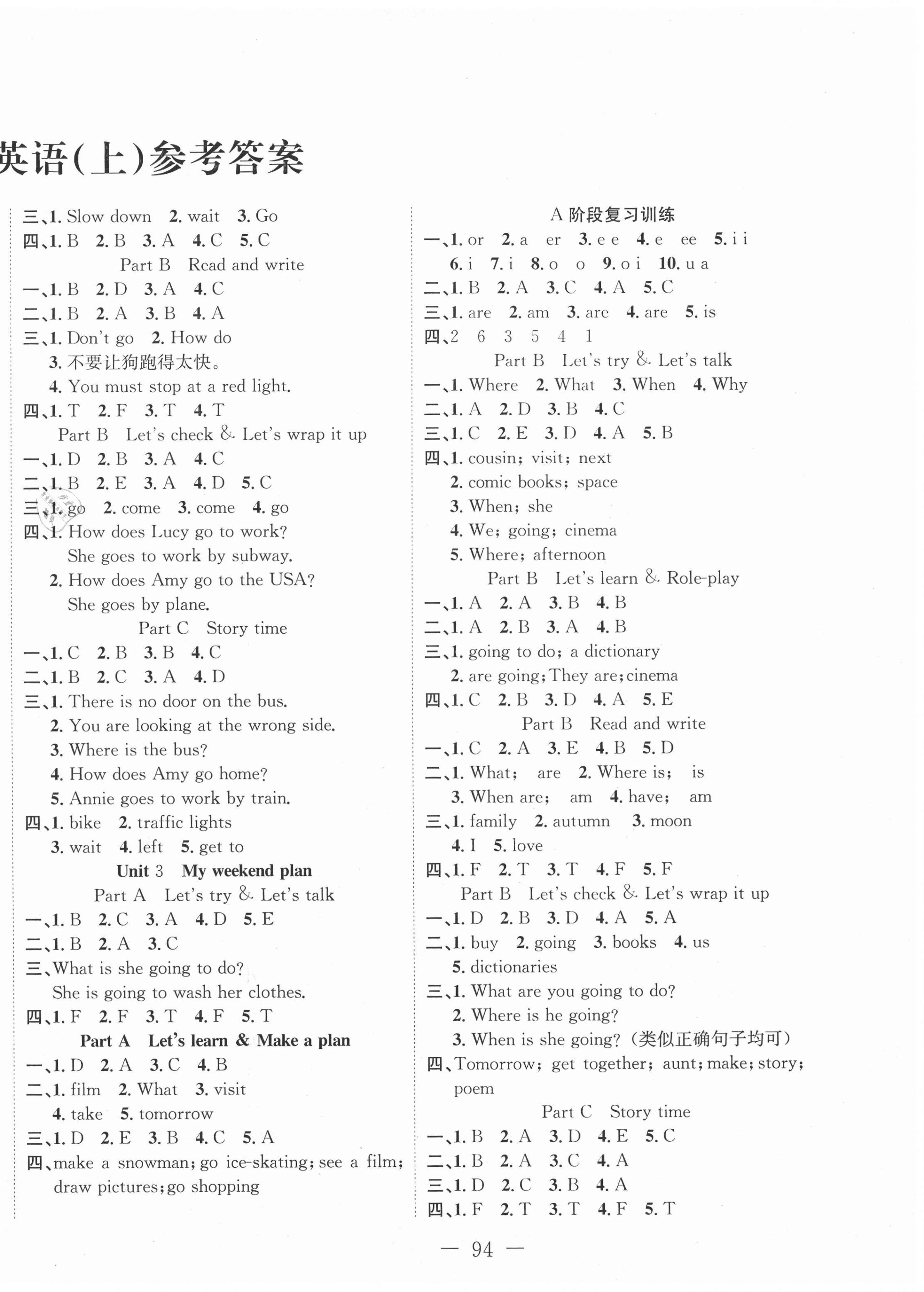 2020年贏在新課堂六年級(jí)英語上冊(cè)人教版 第2頁