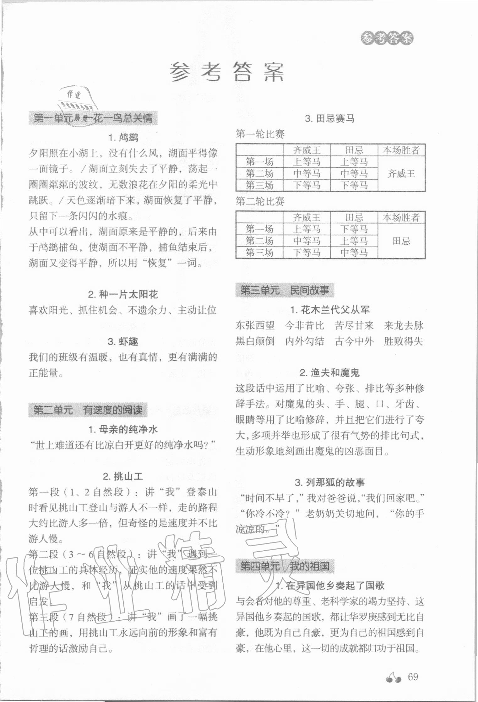 2020年綜合閱讀五年級上學(xué)期人教版崇文書局 第1頁