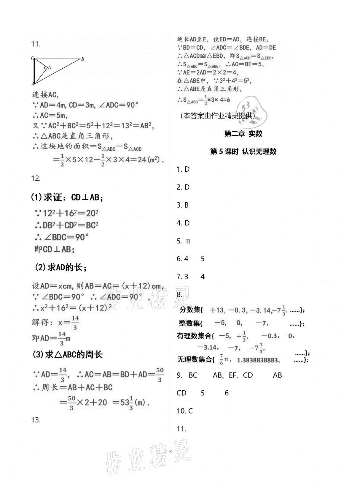 2020年一本通武漢出版社八年級(jí)數(shù)學(xué)上冊(cè)北師大版 第10頁