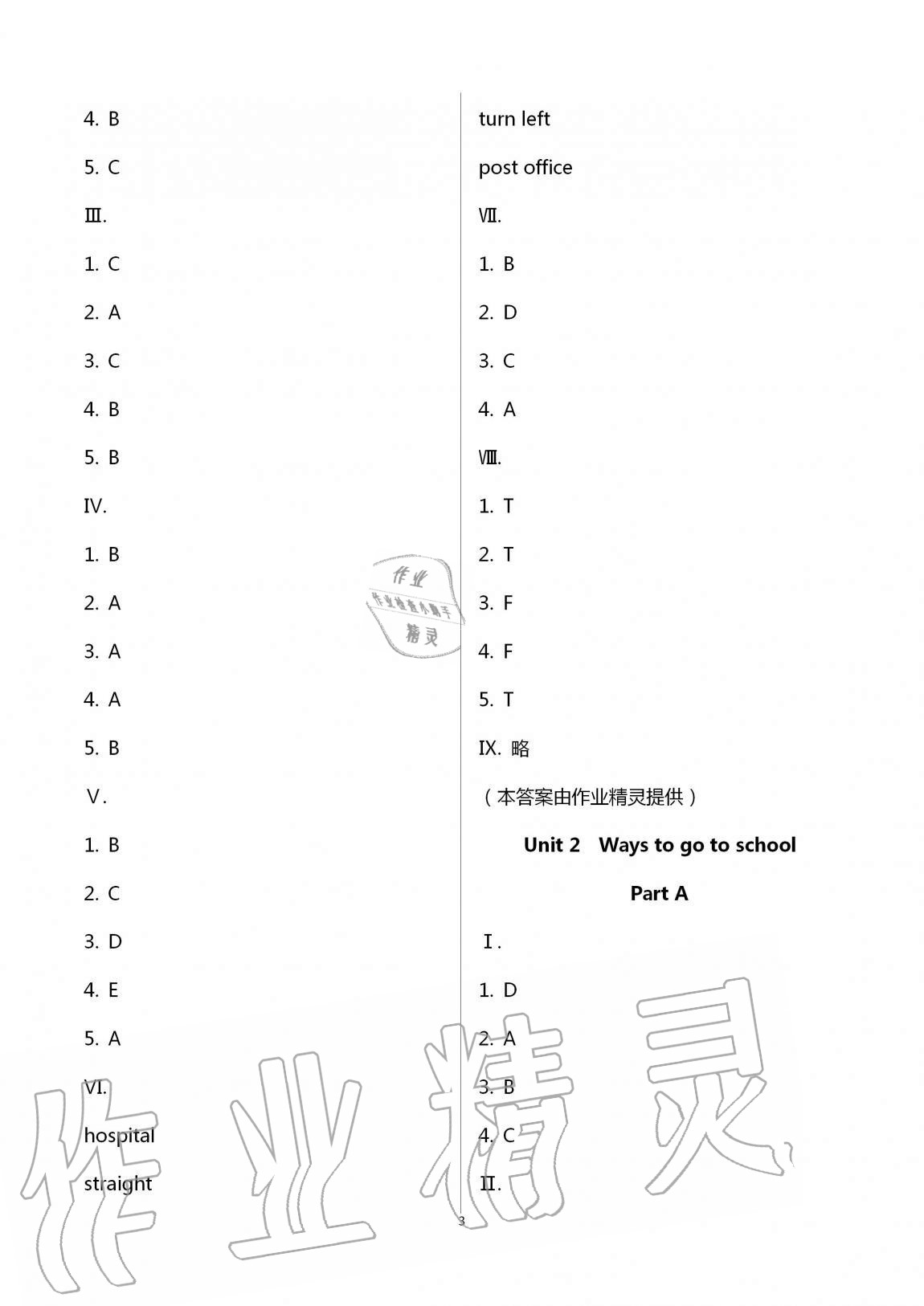 2020年新课程课堂同步练习册六年级英语上册人教版 第3页