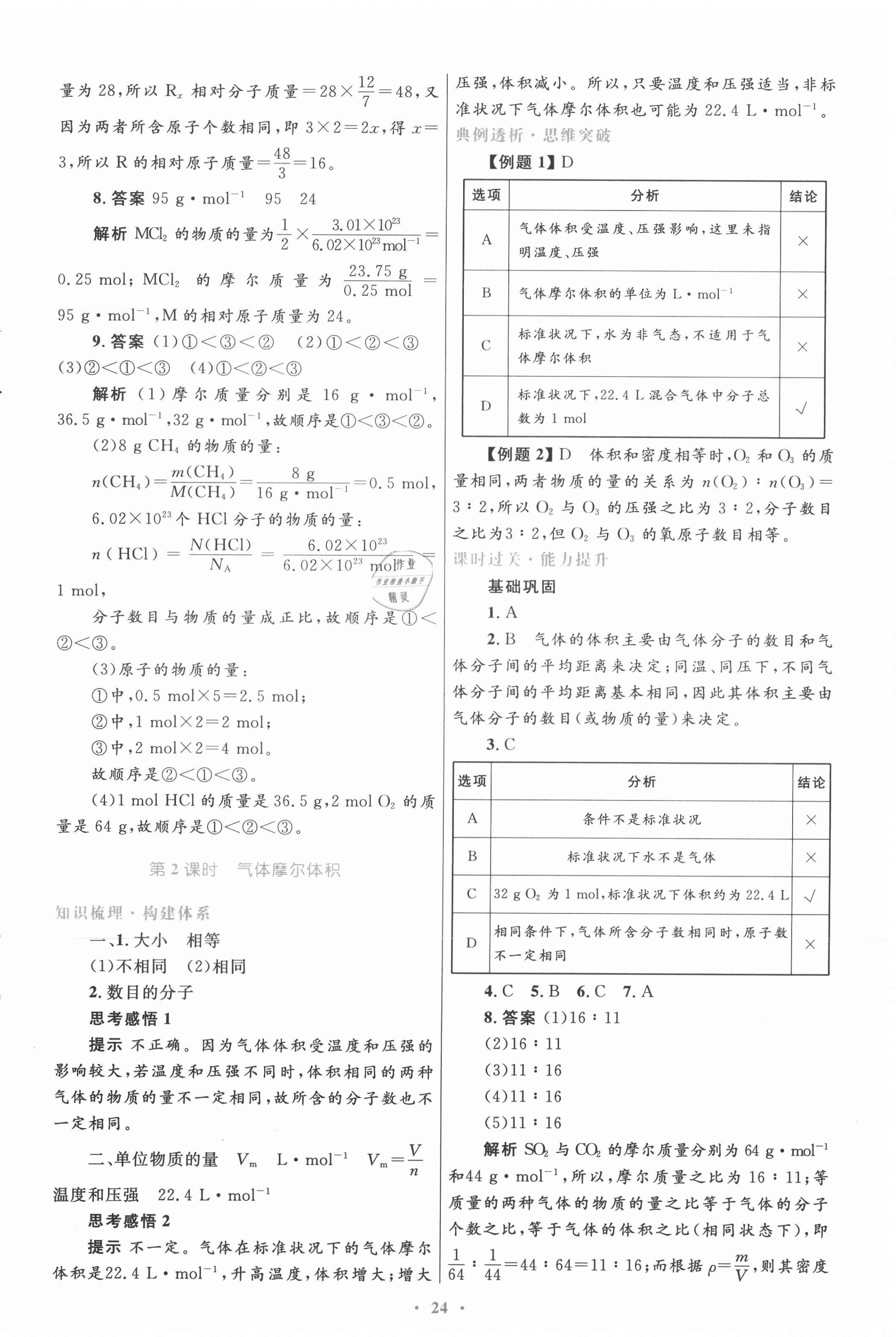 2020年高中同步测控优化设计化学必修一人教版 第8页