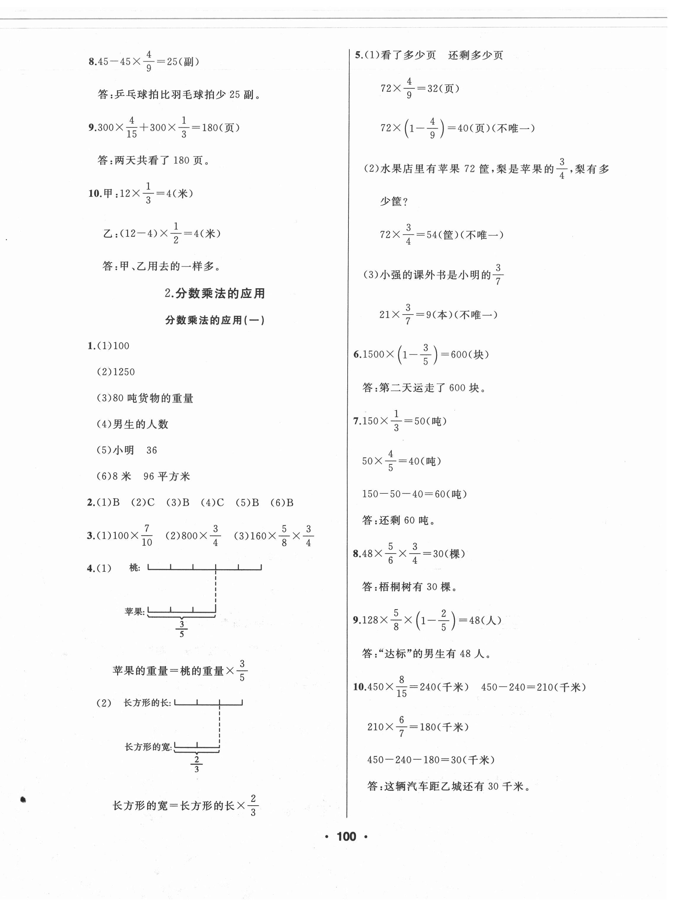 2020年試題優(yōu)化課堂同步六年級(jí)數(shù)學(xué)上冊(cè)人教版 第2頁(yè)