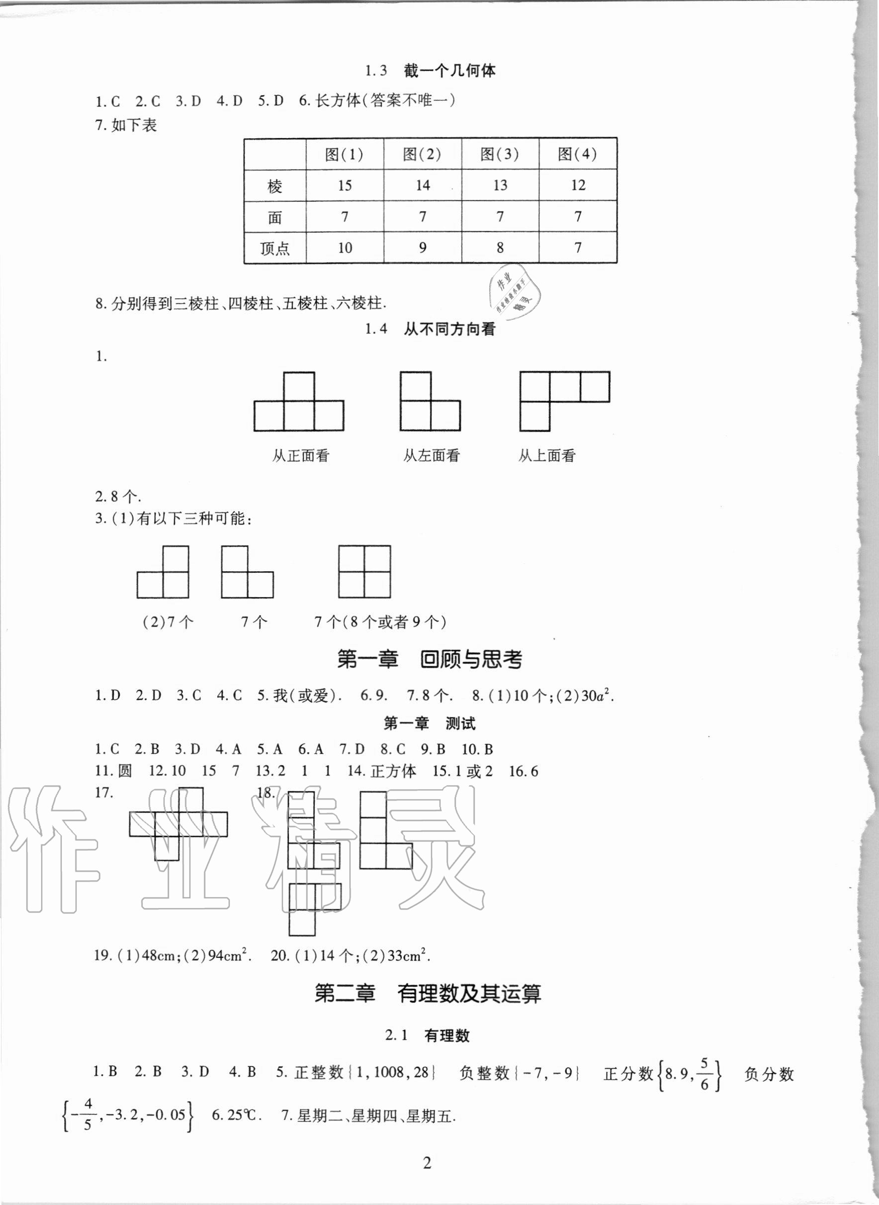 2020年智慧學(xué)習(xí)六年級數(shù)學(xué)上冊魯教版54制明天出版社 第2頁