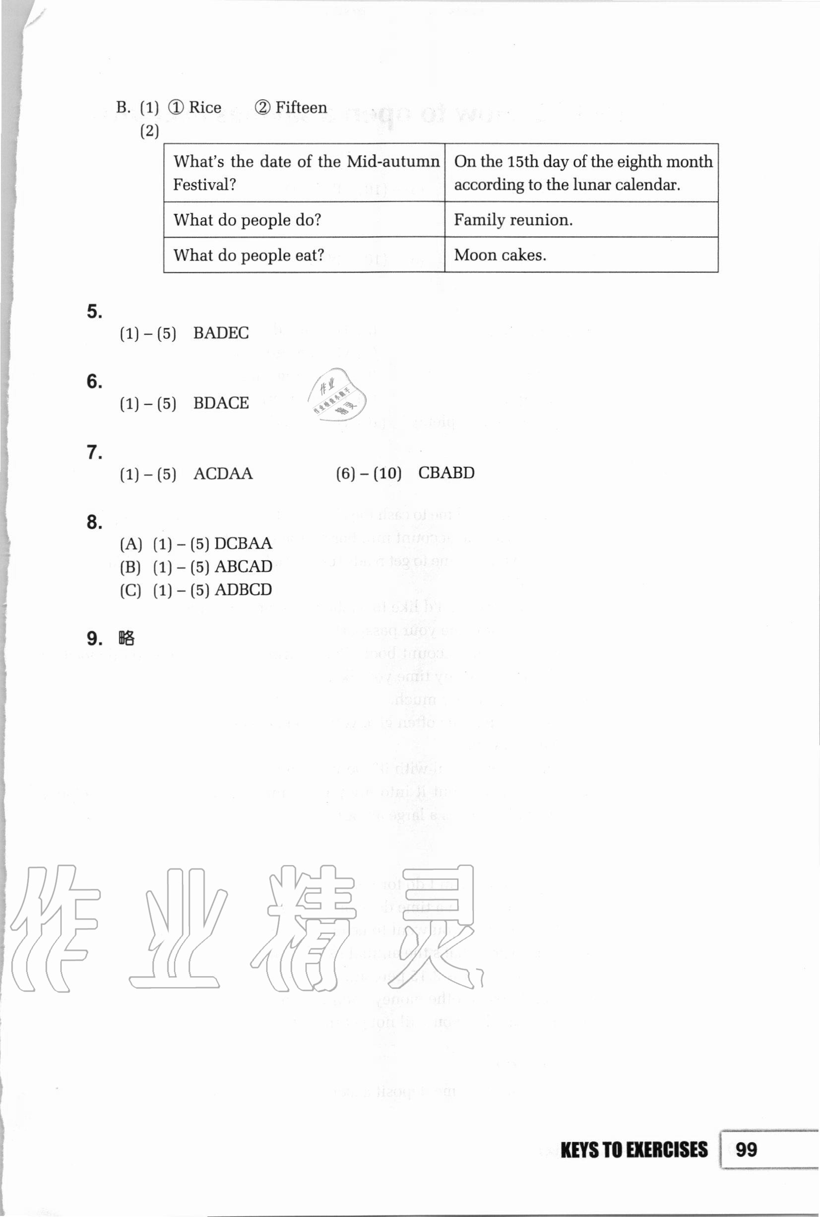 2020年英语练习册3第2版高等教育出版社 参考答案第2页