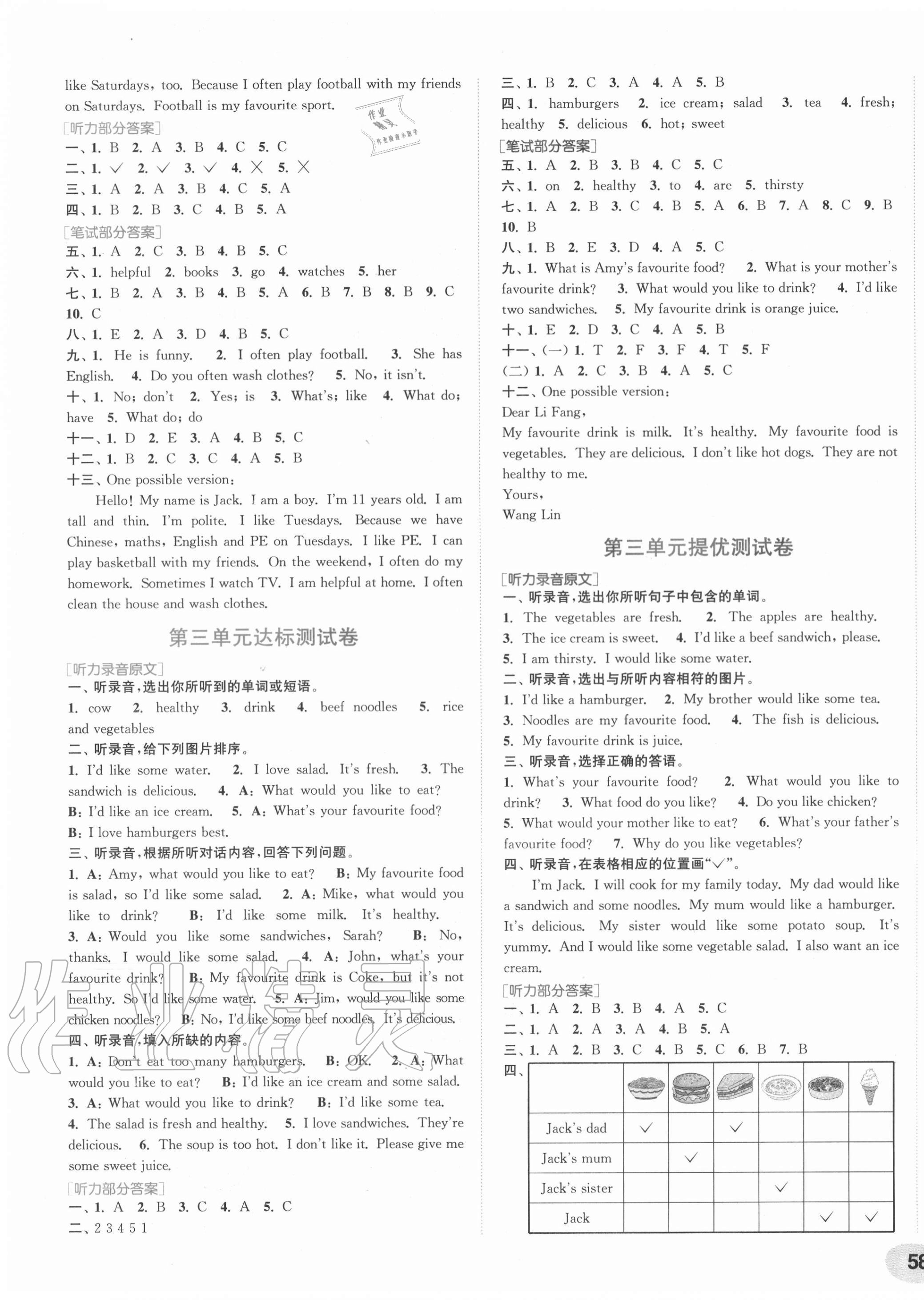 2020年通城學(xué)典卷典五年級(jí)英語(yǔ)上冊(cè)人教PEP版 第3頁(yè)