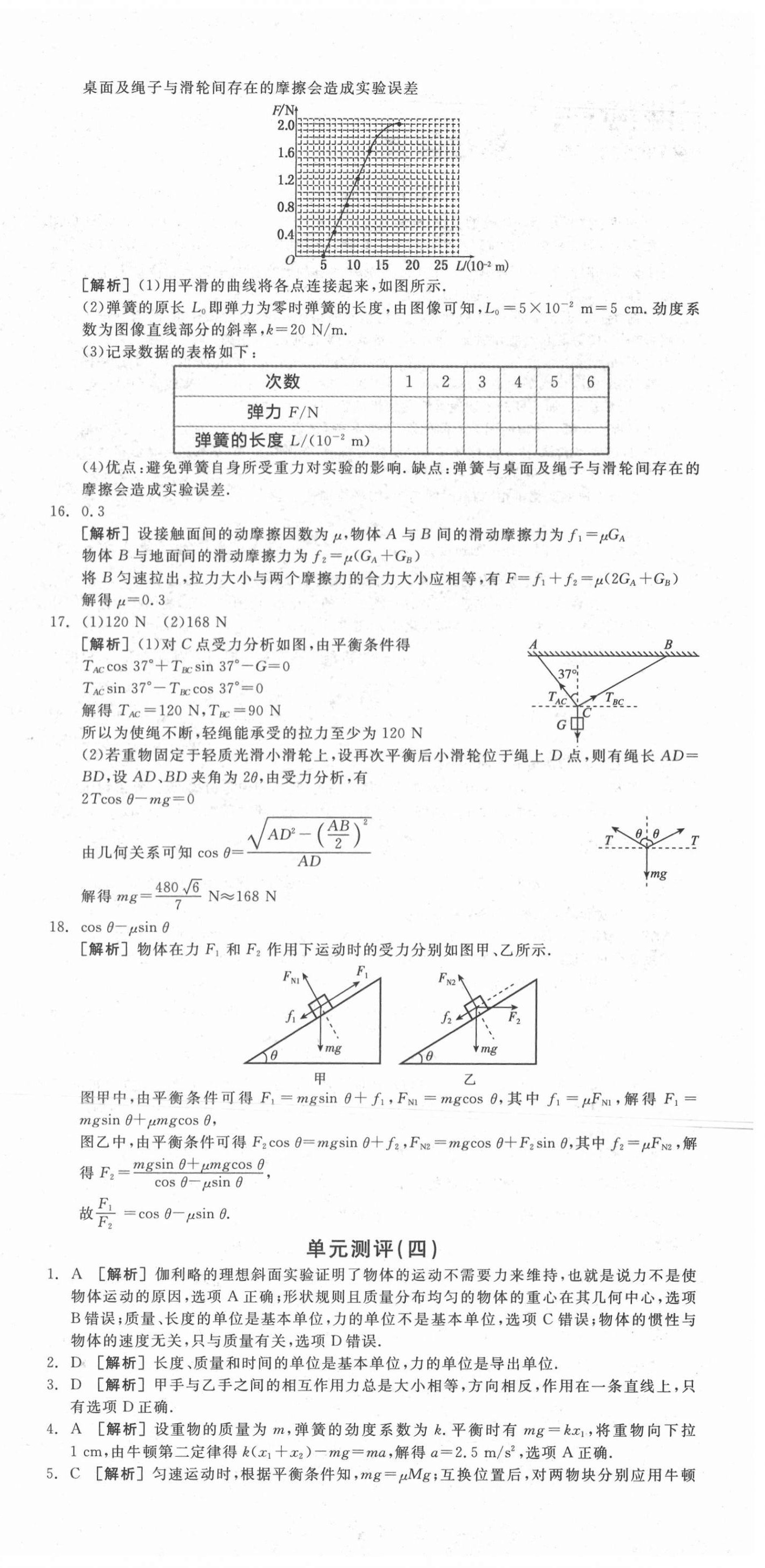 2020年全品学练考高中物理必修1 第6页